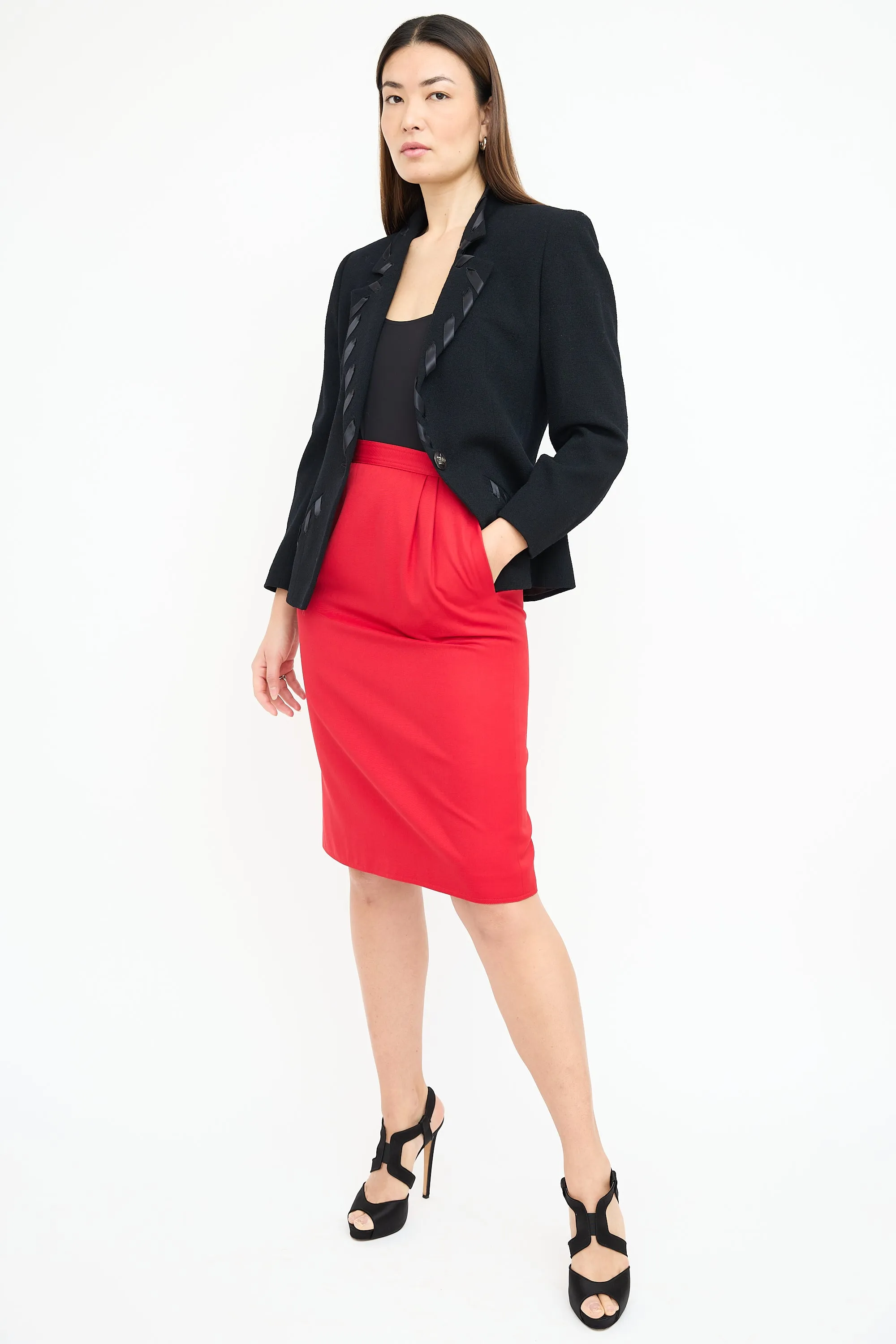 1980s Wool Skirt