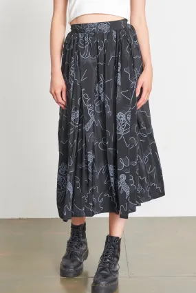 1990's Zandra Rhodes midi skirt - Vintage
