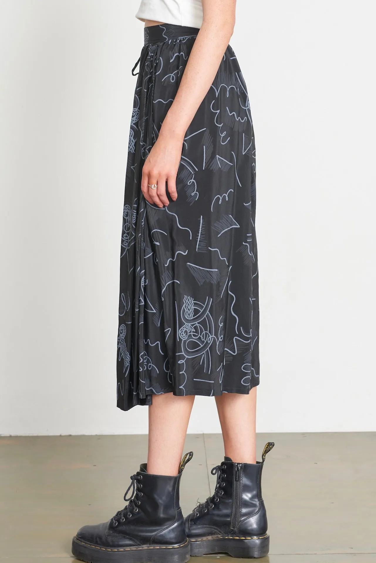 1990's Zandra Rhodes midi skirt - Vintage