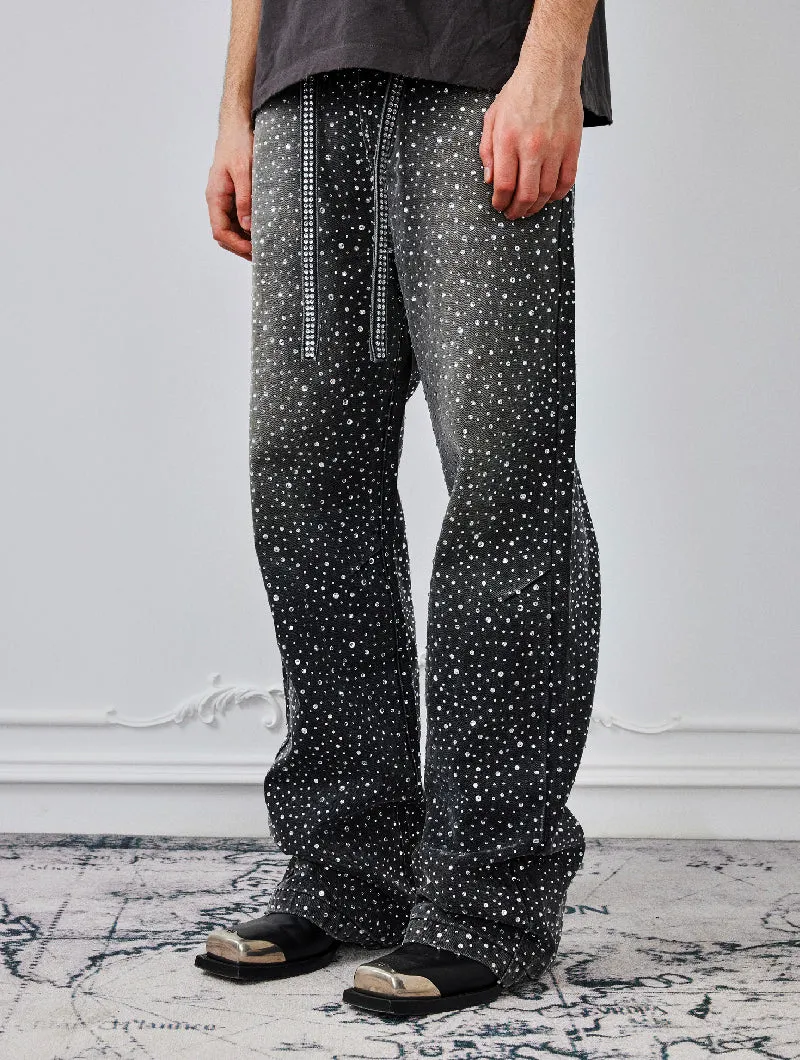 3D Printing Washed 20k Swarovski Diamond Boro Denim Black