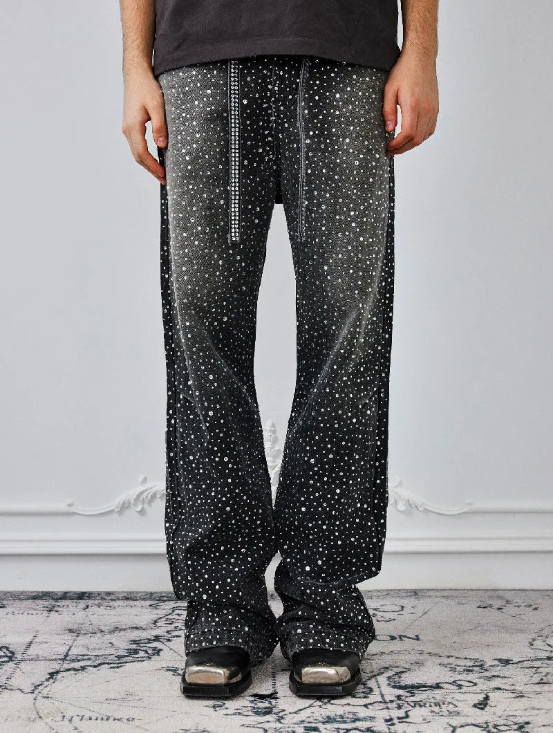 3D Printing Washed 20k Swarovski Diamond Boro Denim Black