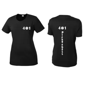 401 Rhode Island Pickleball Club | Women’s Short Sleeve Crewneck Pickleball Shirts | 100% Polyester