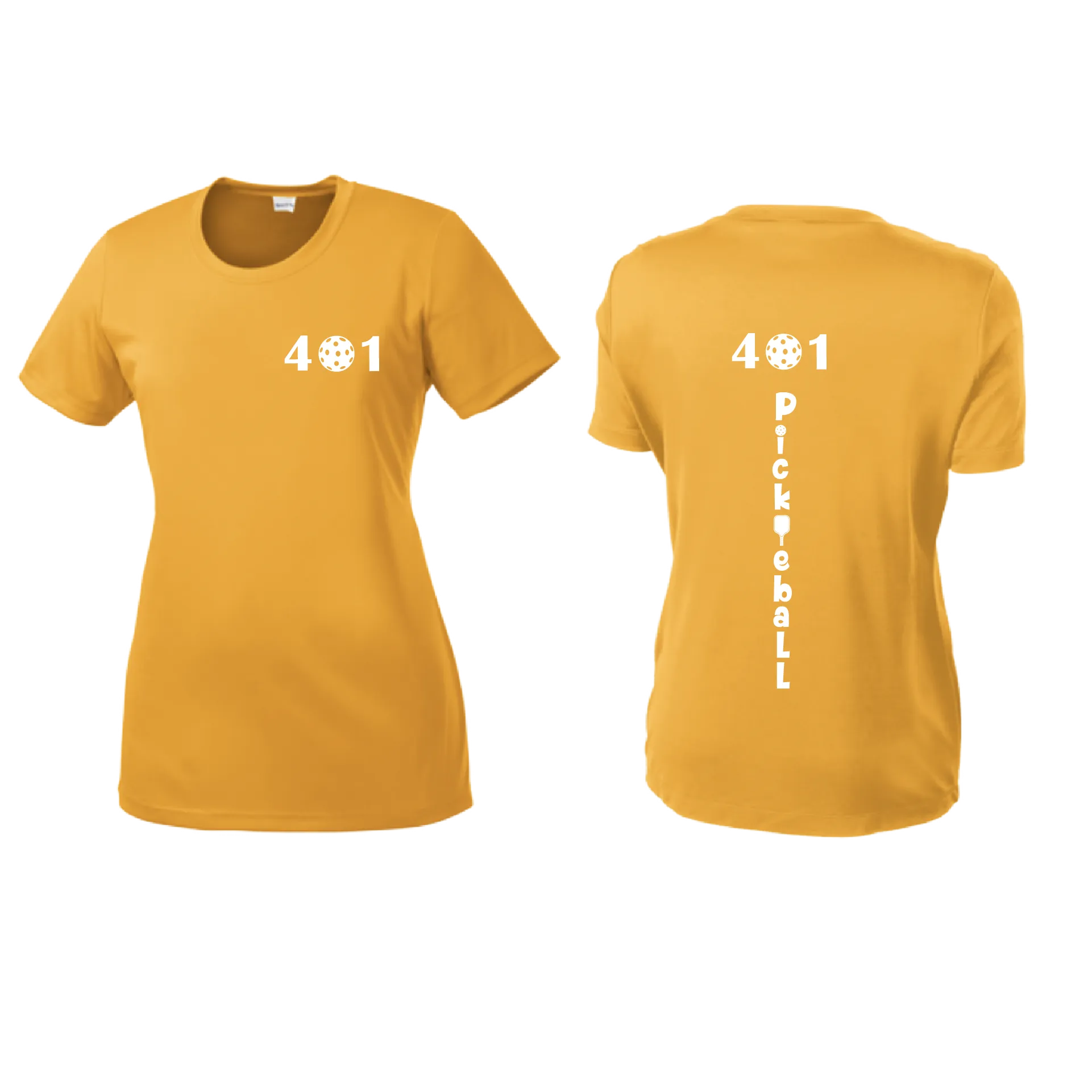 401 Rhode Island Pickleball Club | Women’s Short Sleeve Crewneck Pickleball Shirts | 100% Polyester
