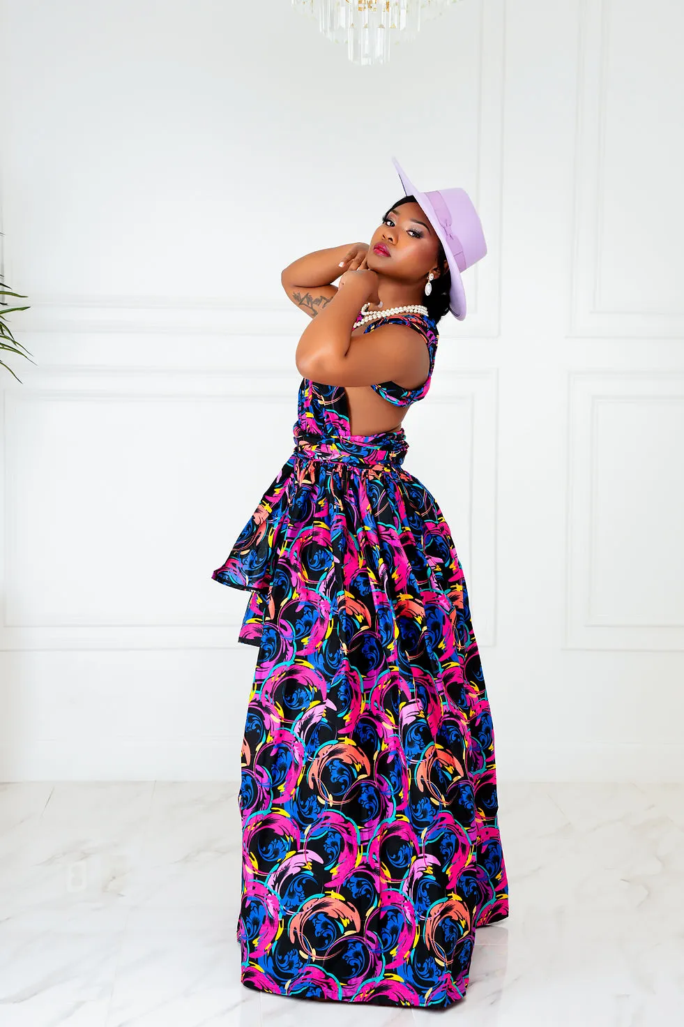 Ada Ankara Dress(Ready To Ship)