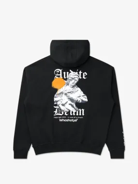 Audite Deum Oversized Hoodie Black