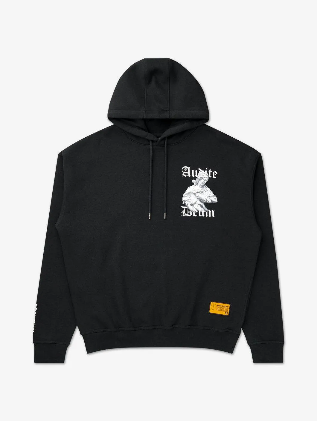Audite Deum Oversized Hoodie Black