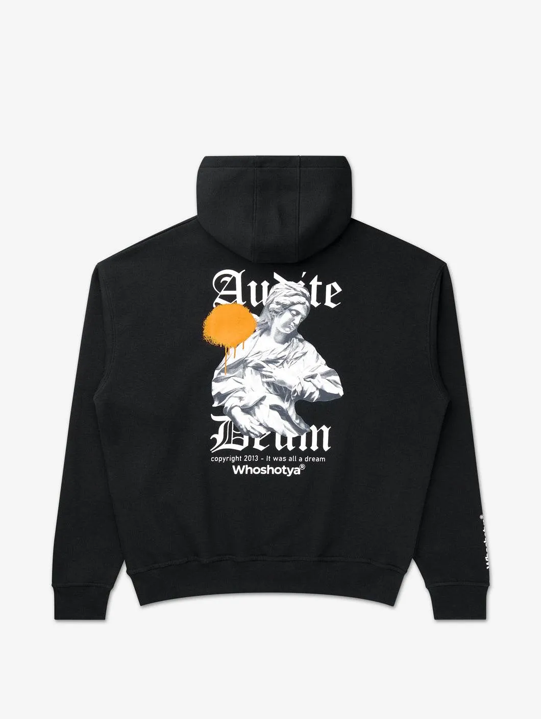 Audite Deum Oversized Hoodie Black