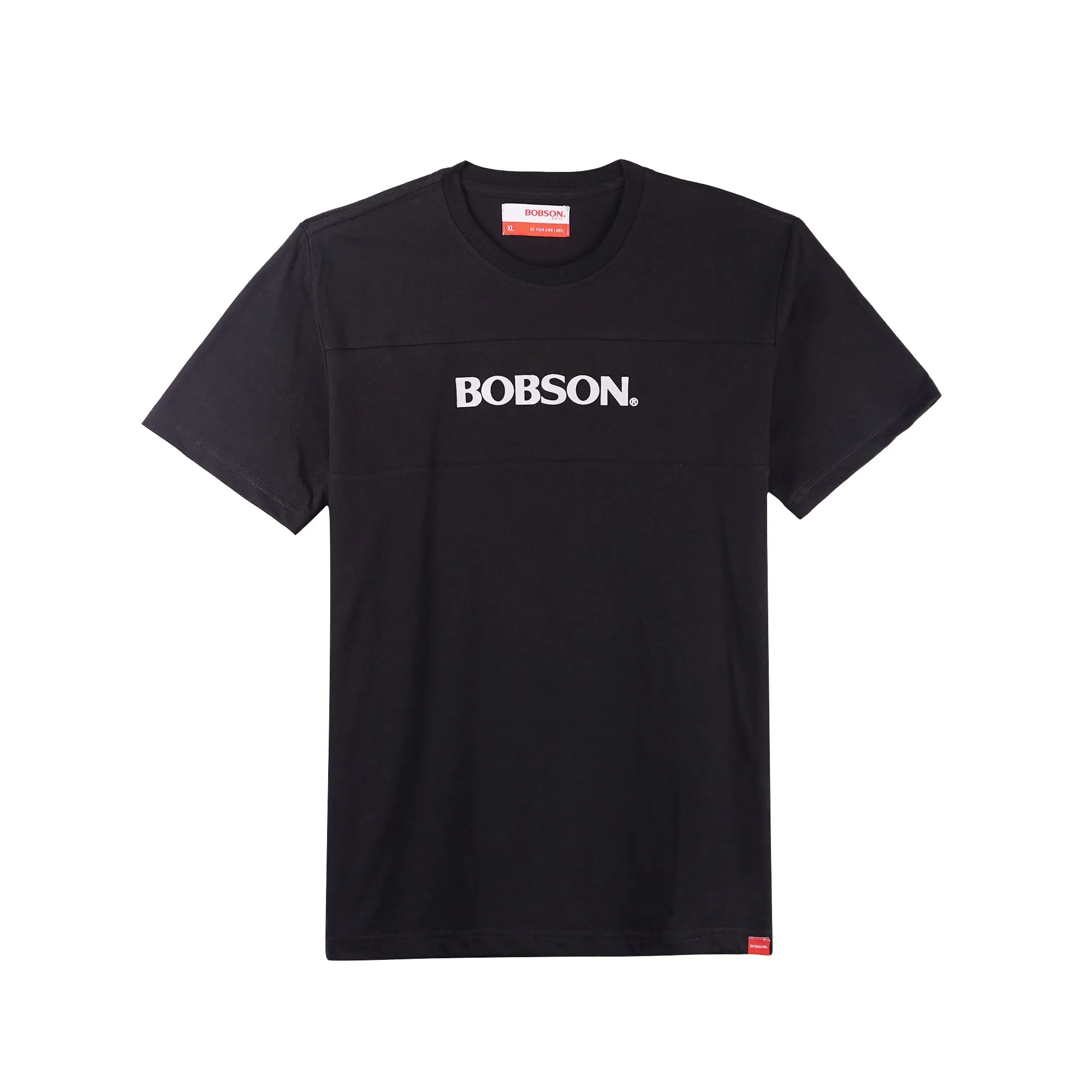 Bobson Japanese Men's Basic Tees Slim Fit 143747-U (Black)