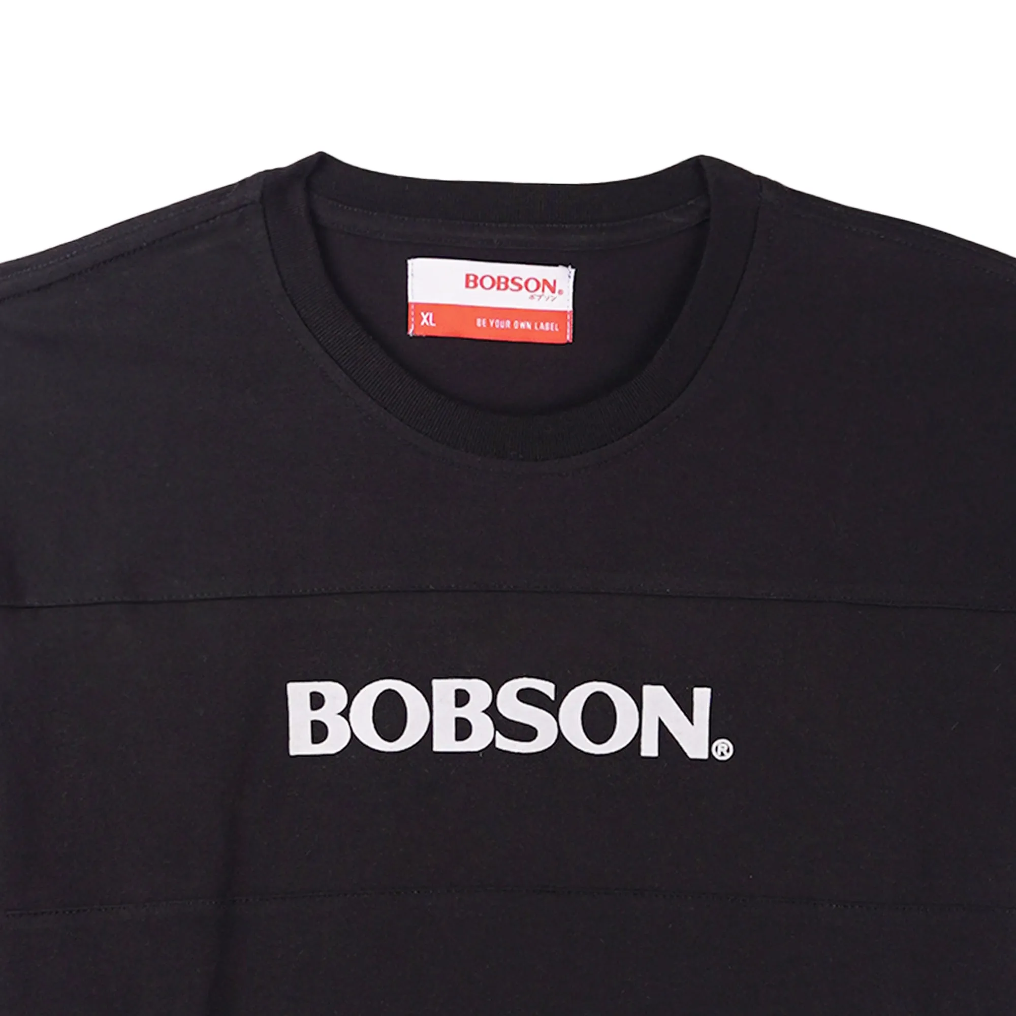 Bobson Japanese Men's Basic Tees Slim Fit 143747-U (Black)