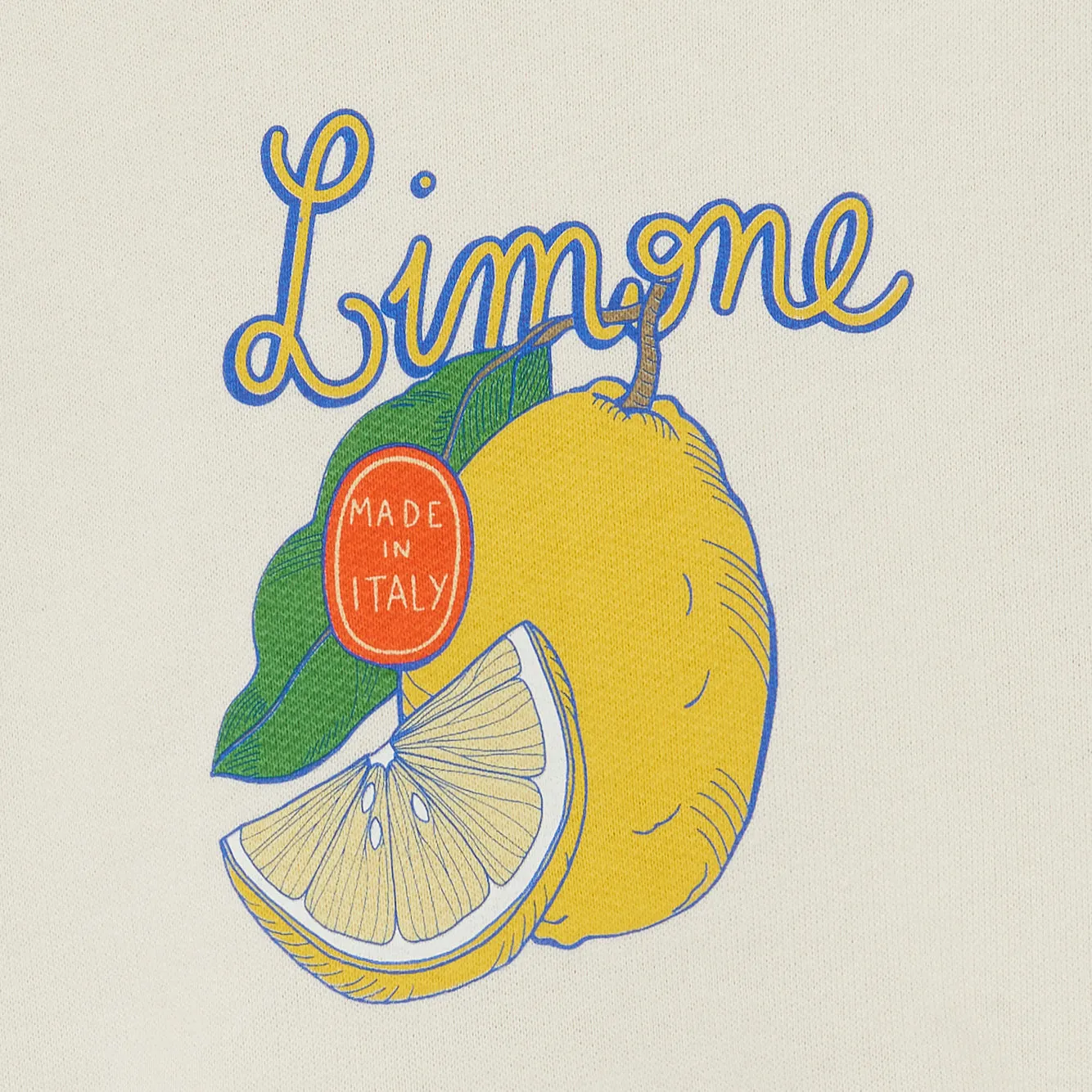 BONTON Limone Lys Baby Sweatshirt