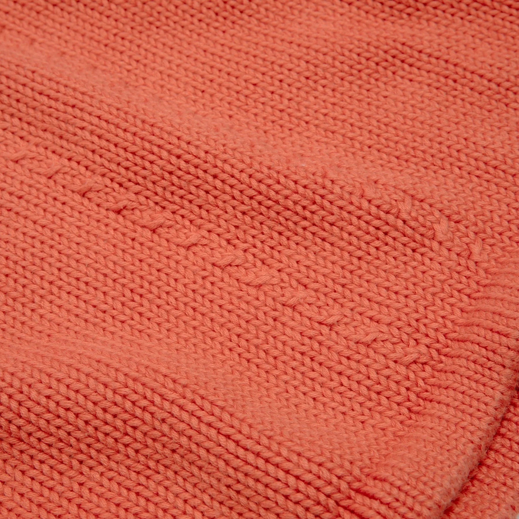 Cable Twist Rolled V Neck Pullover Sweater
