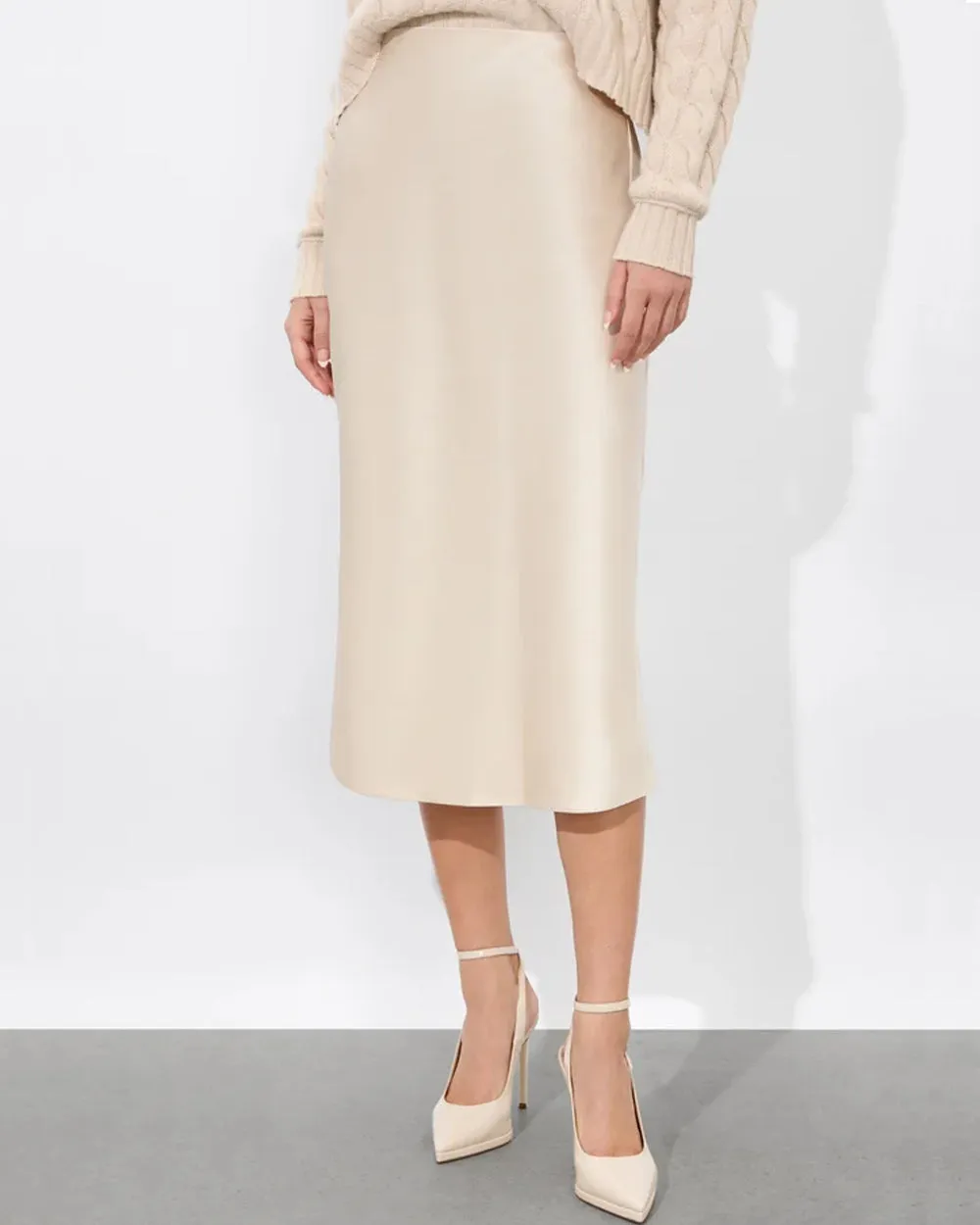 Chino Maeve Midi Slip Skirt