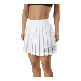 Club Pleated Skirt White