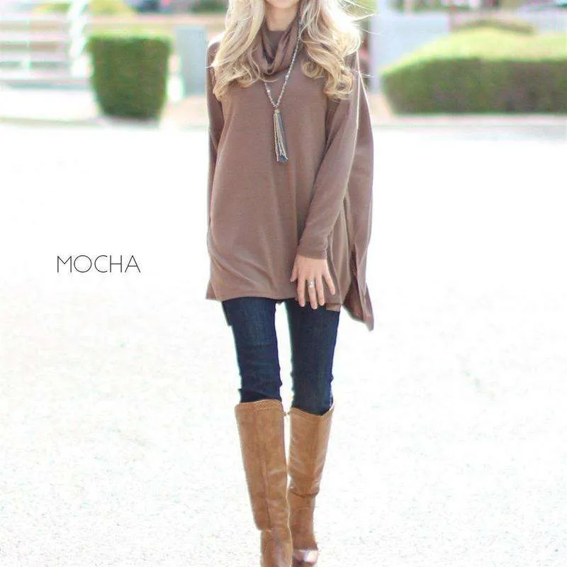 Cowl Neck Tunic | S-XL