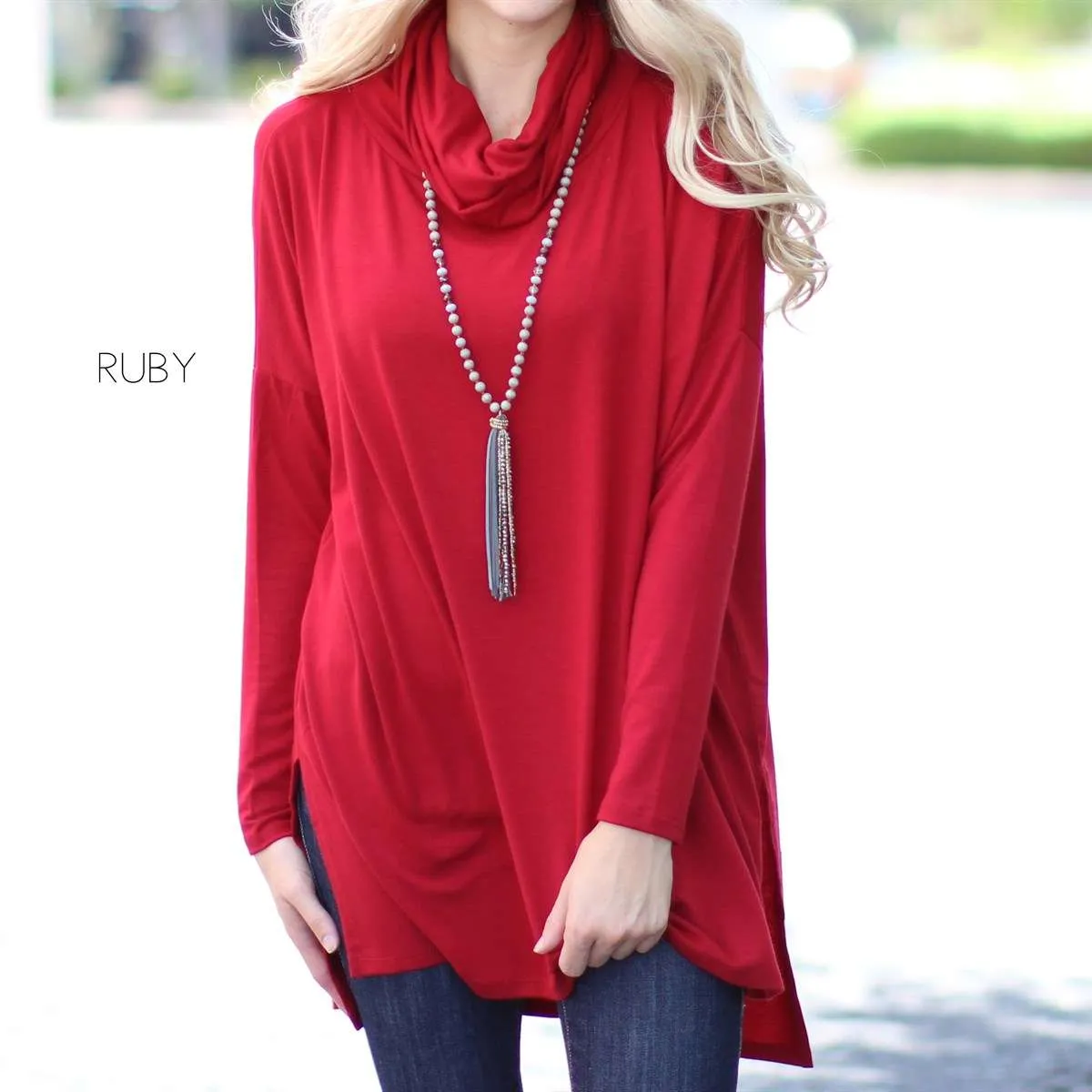 Cowl Neck Tunic | S-XL