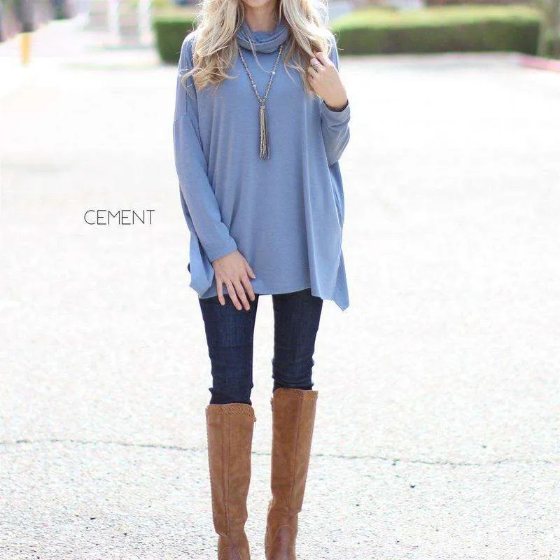 Cowl Neck Tunic | S-XL