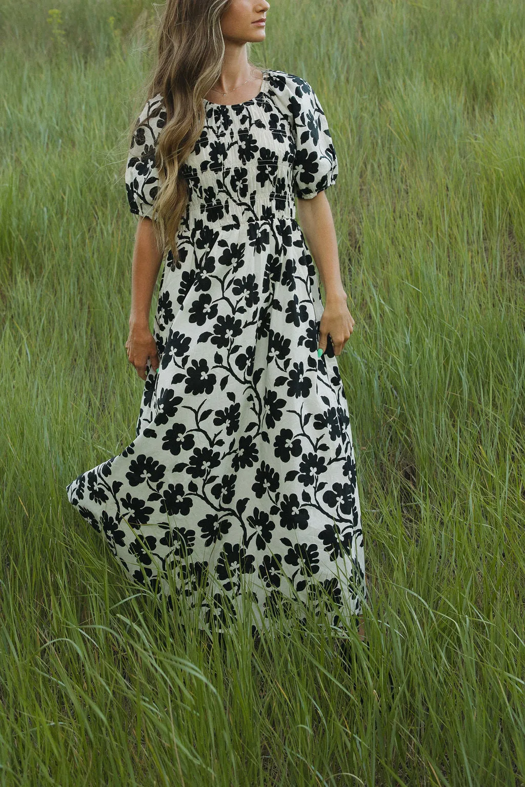 Darcy Dress-Ivory Multi