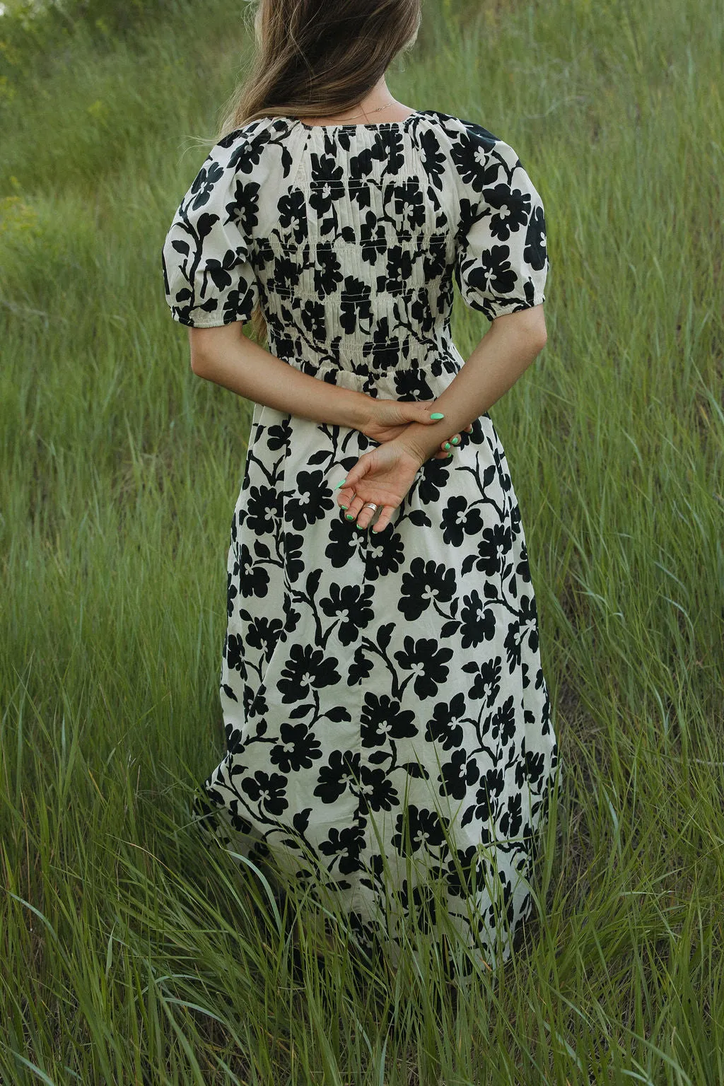 Darcy Dress-Ivory Multi