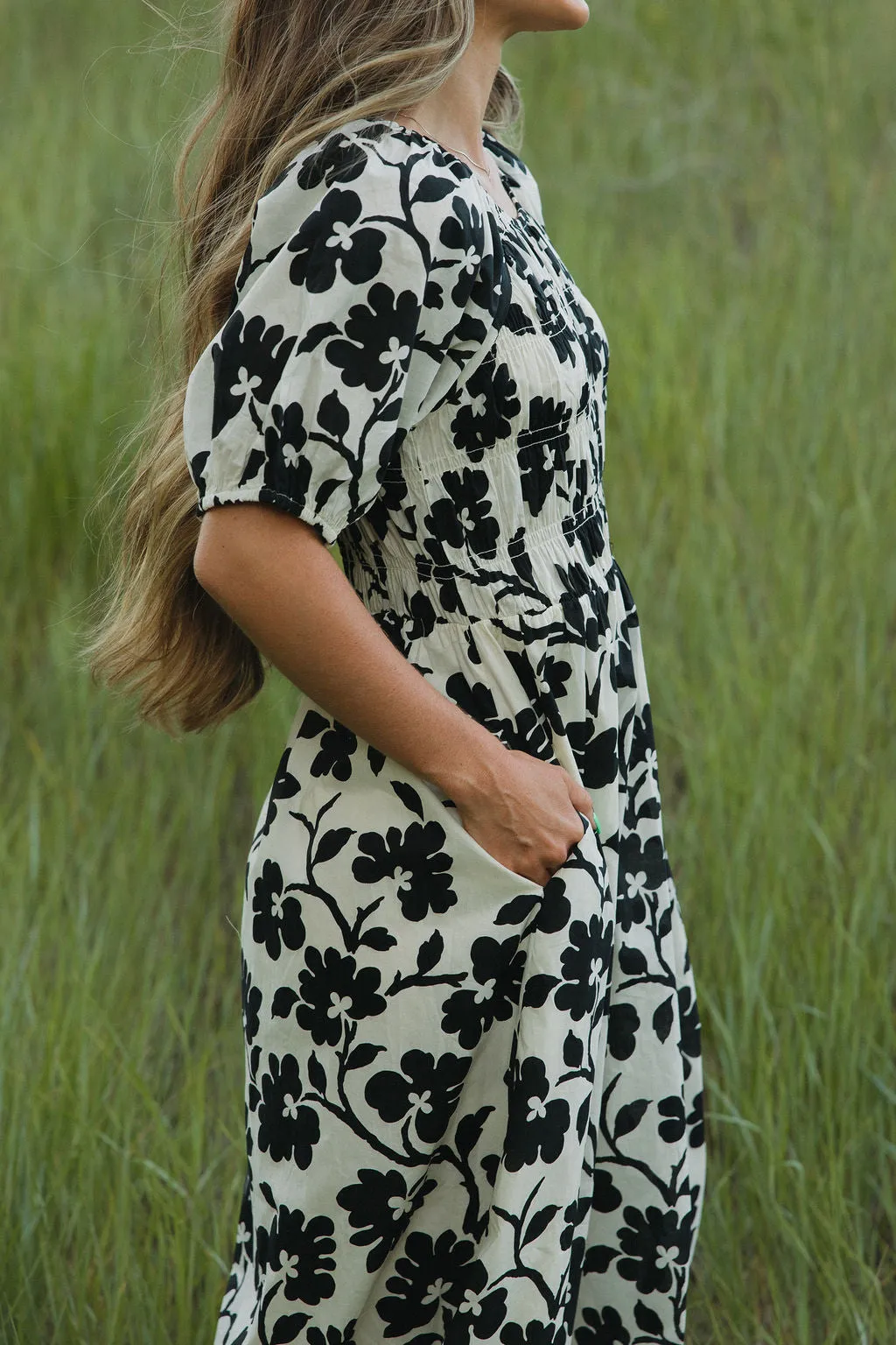 Darcy Dress-Ivory Multi