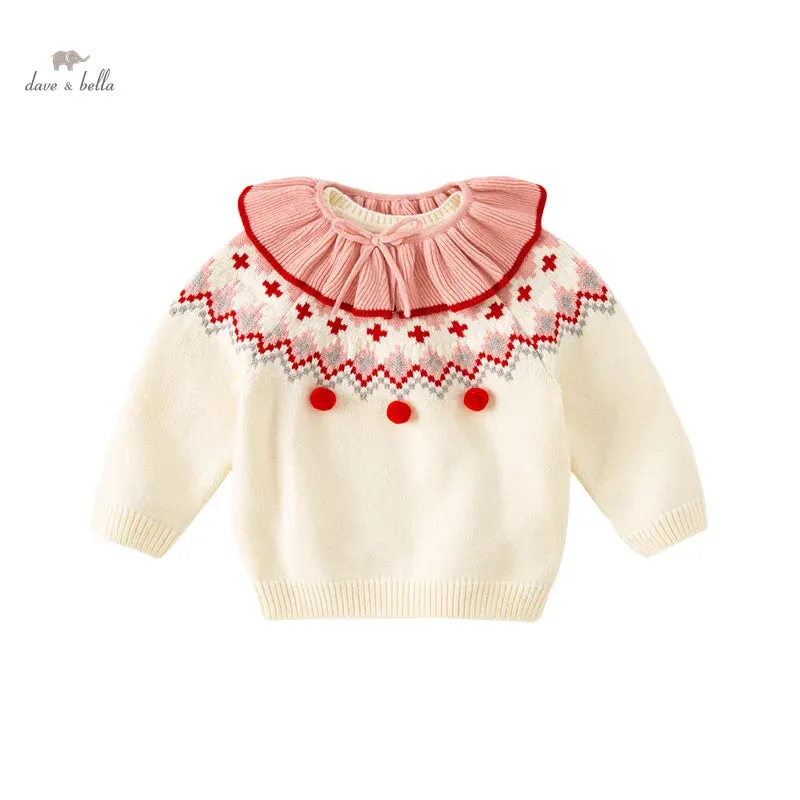 Fashionable Knitted Sweater for Girls