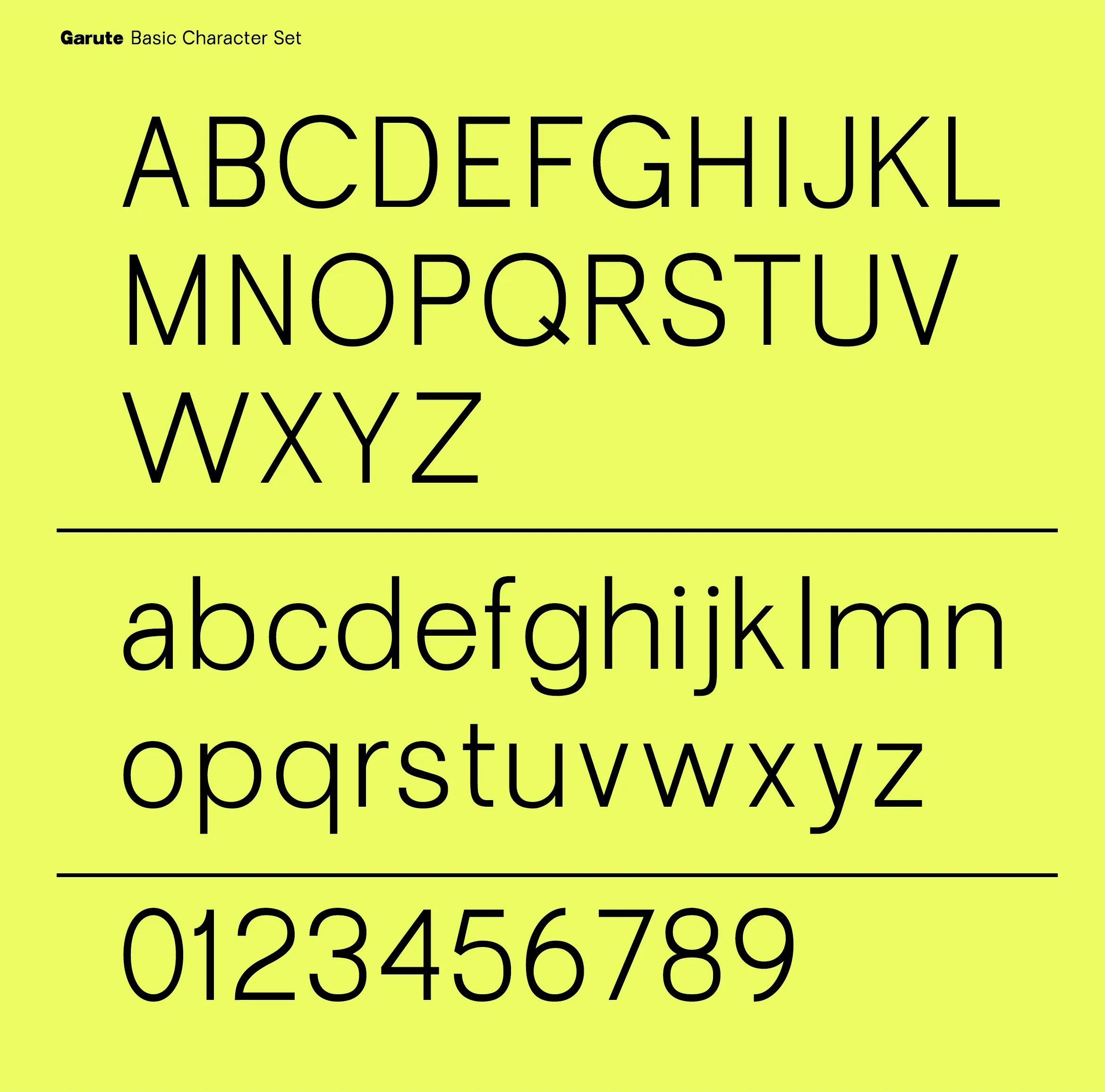 Garute - Free Variable Sans Serif Font