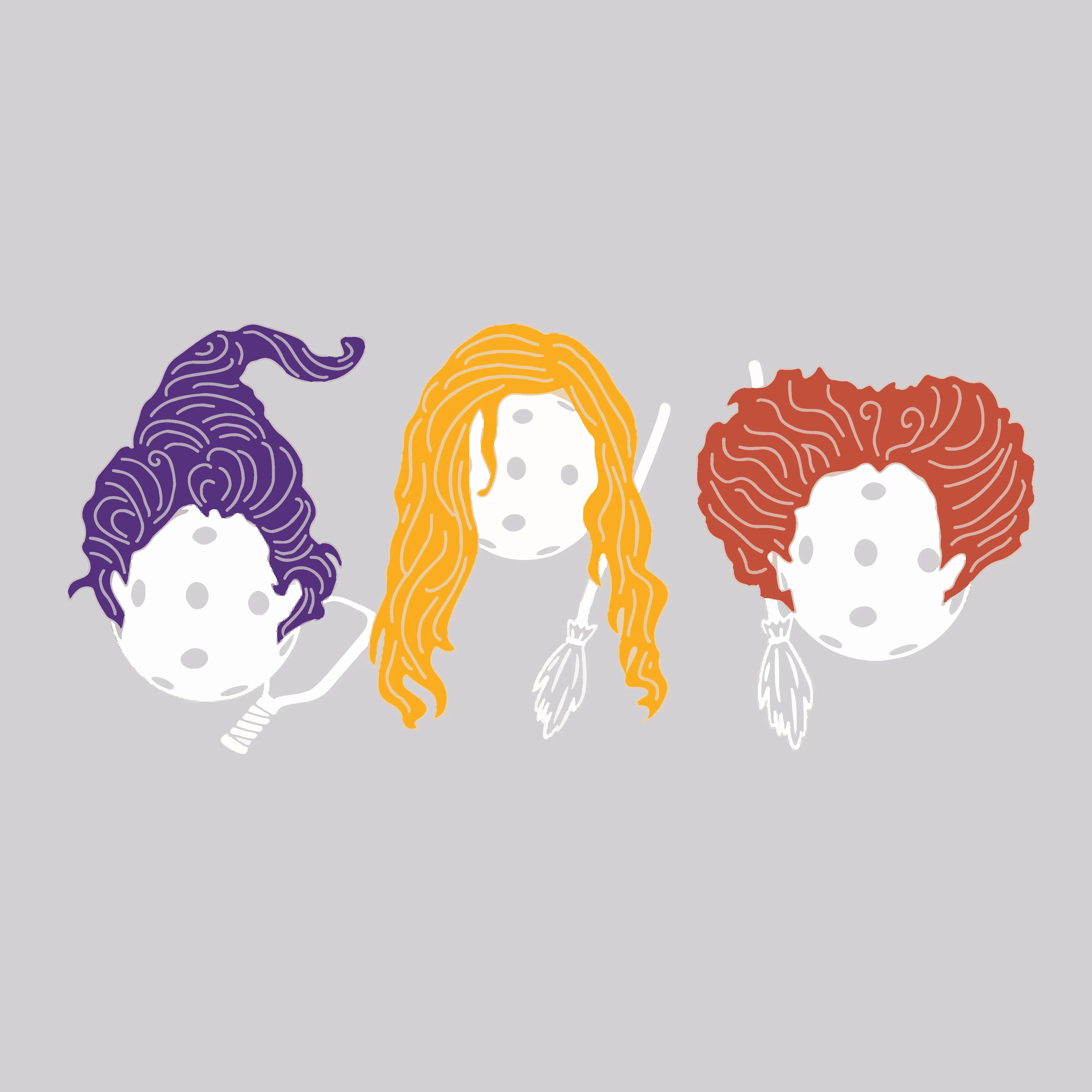 Hocus Pocus | Women’s Short Sleeve Crewneck Pickleball Shirts | 100% Polyester