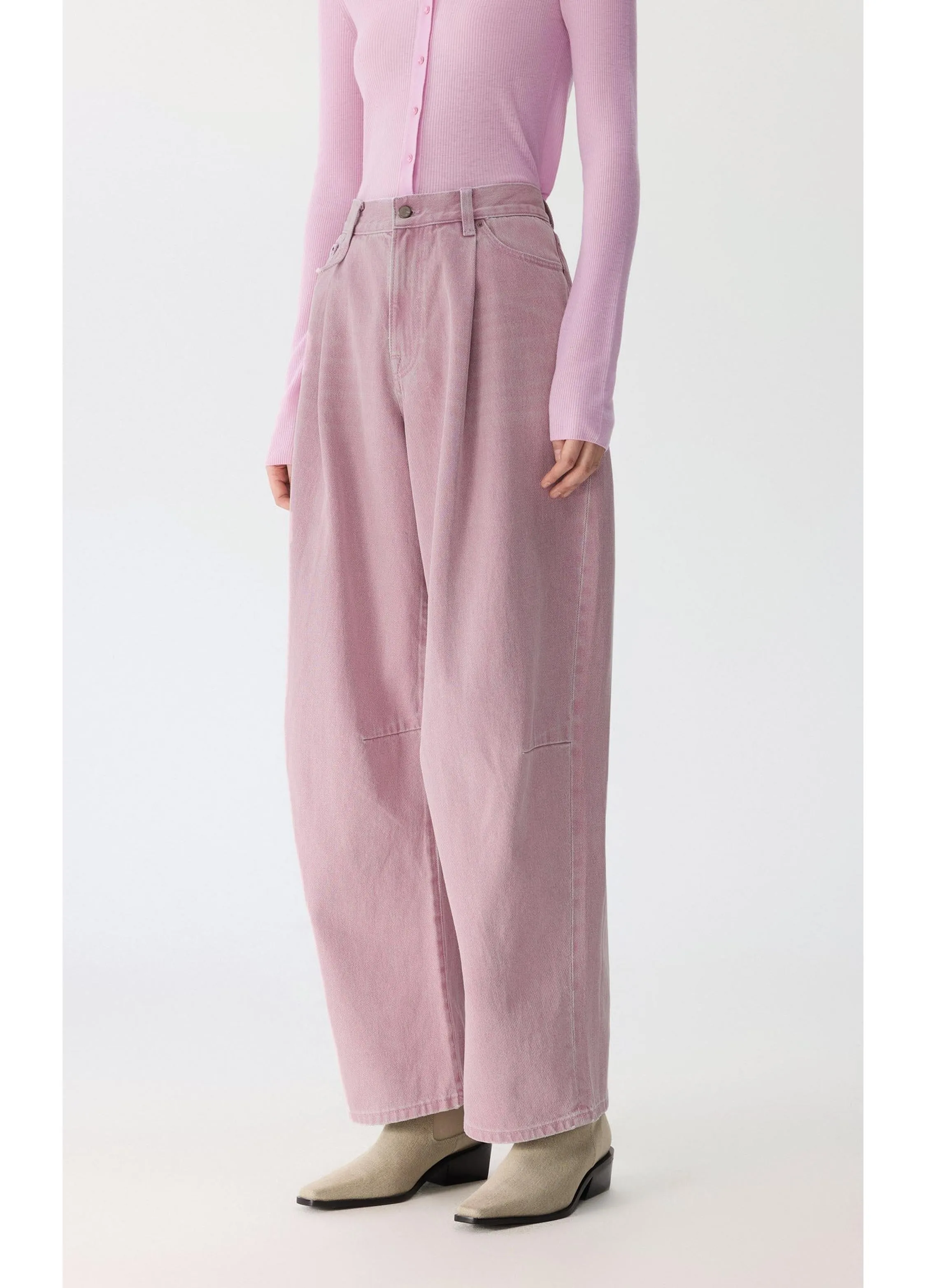 JNBY Straight-Leg Cuffed Denim Jeans