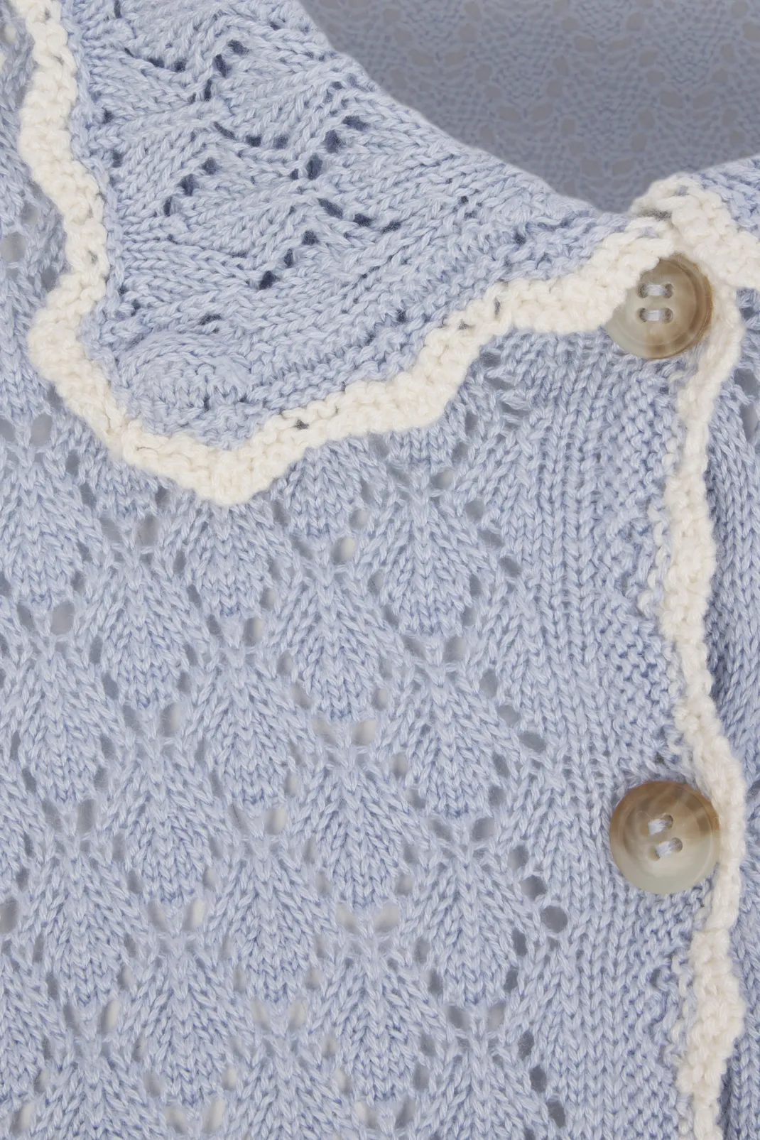 Jules Cardigan in Blue Fog