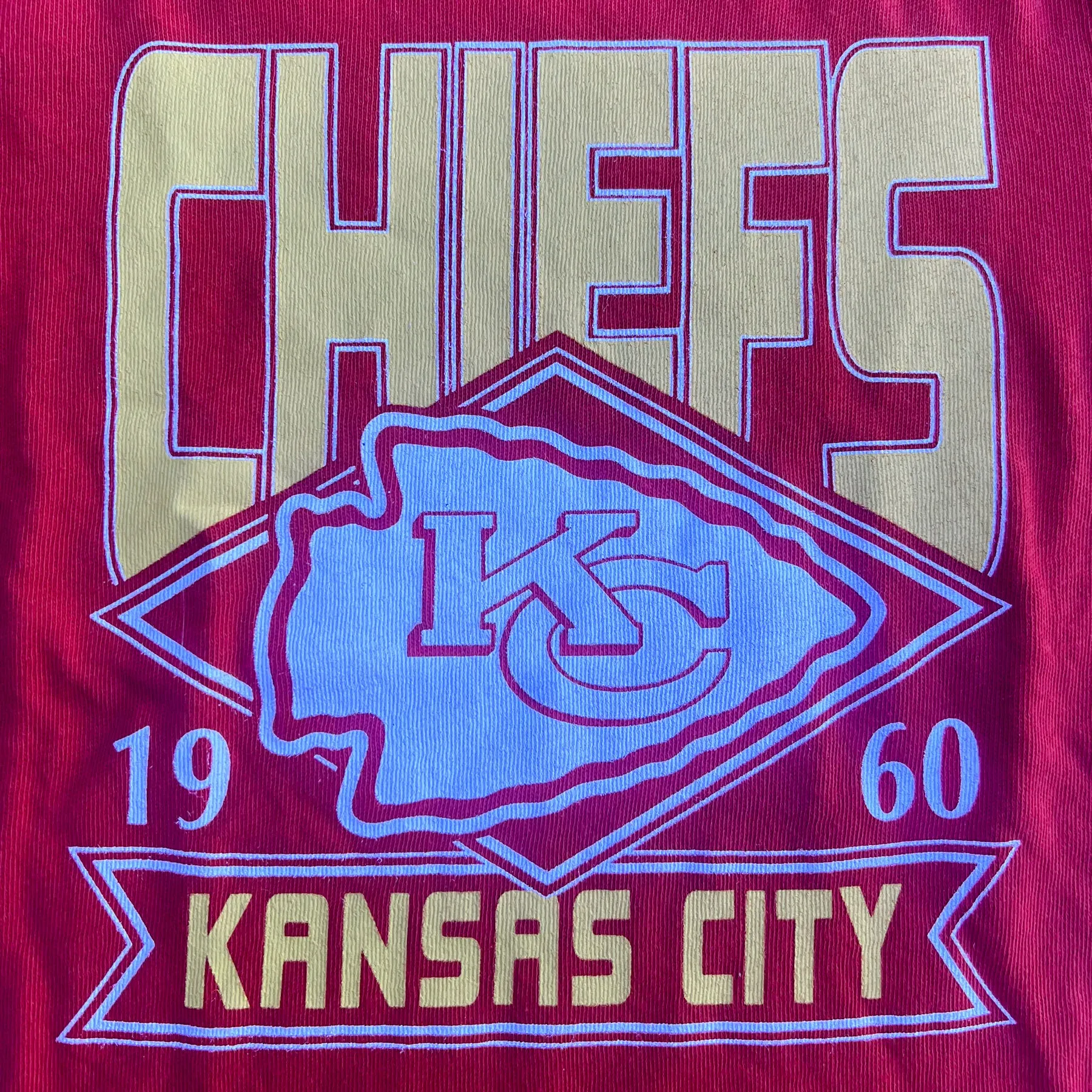 Junk Food Kansas City Chiefs 1960 Red Tee