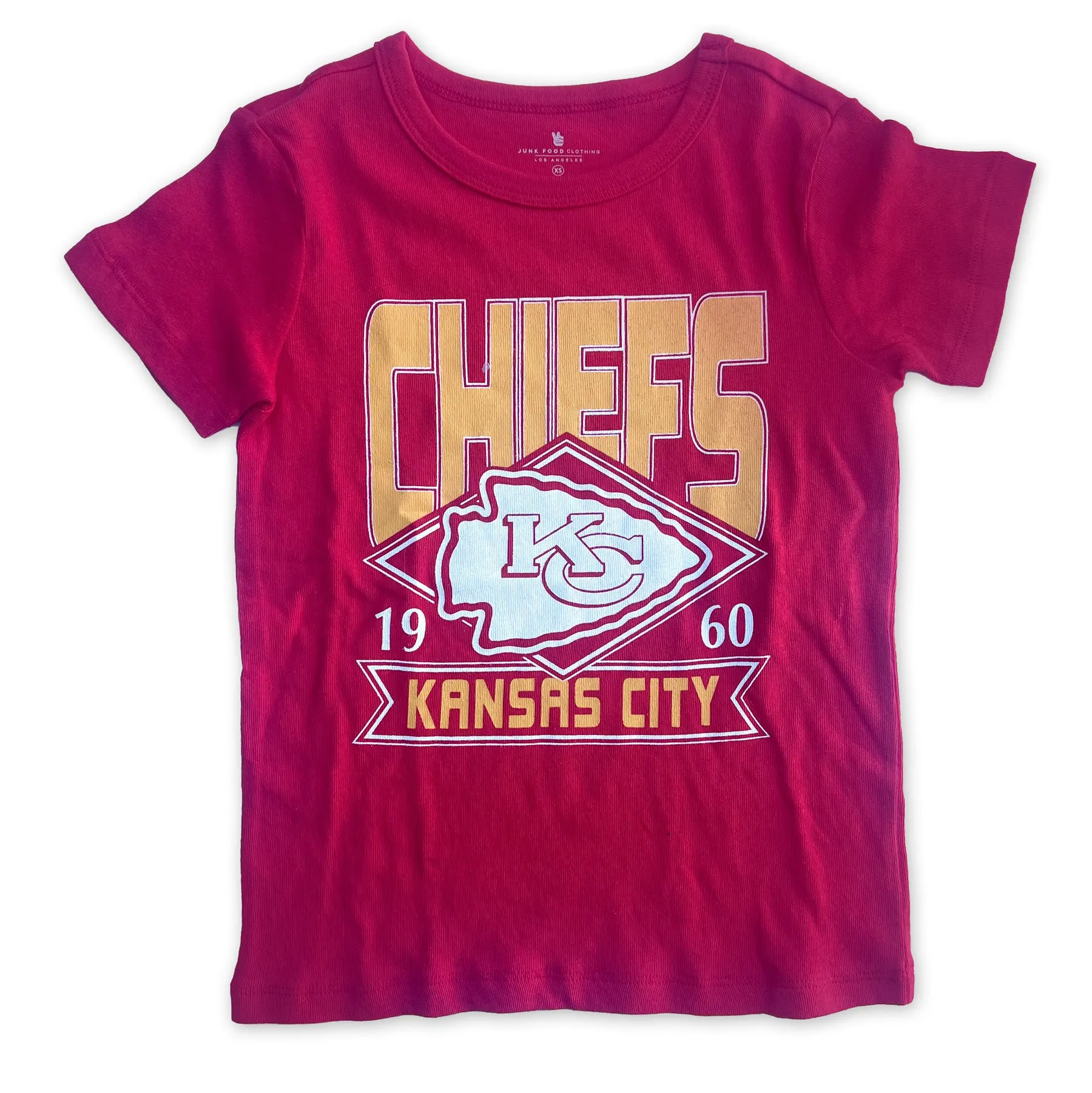 Junk Food Kansas City Chiefs 1960 Red Tee