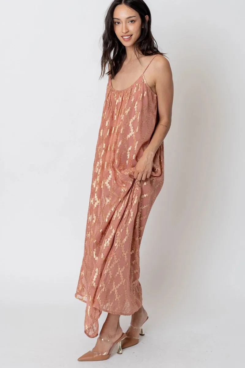 Laguna Rose Gold Luxe Maxi Dress