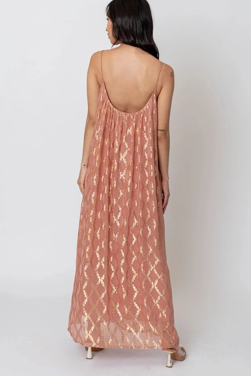 Laguna Rose Gold Luxe Maxi Dress