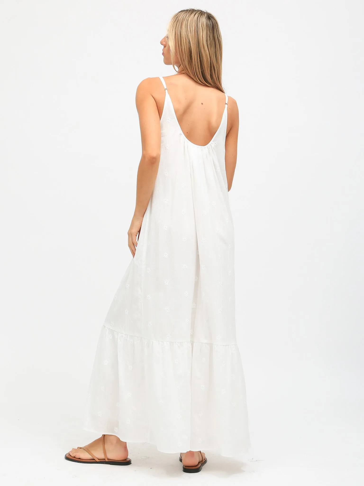 Laney Dress - Daisy Embroidery