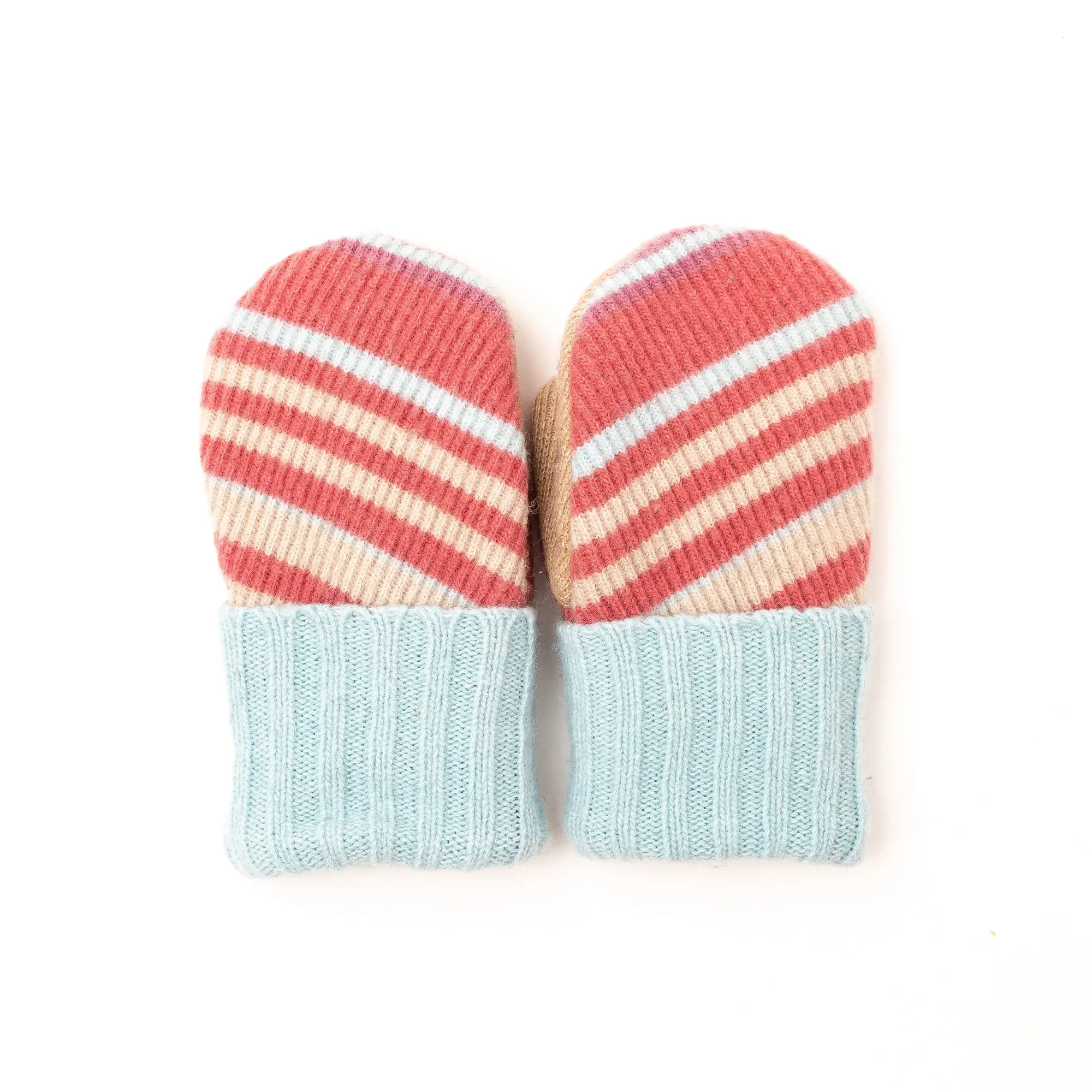 Large Kid's Wool Sweater Mittens | Sweetheart