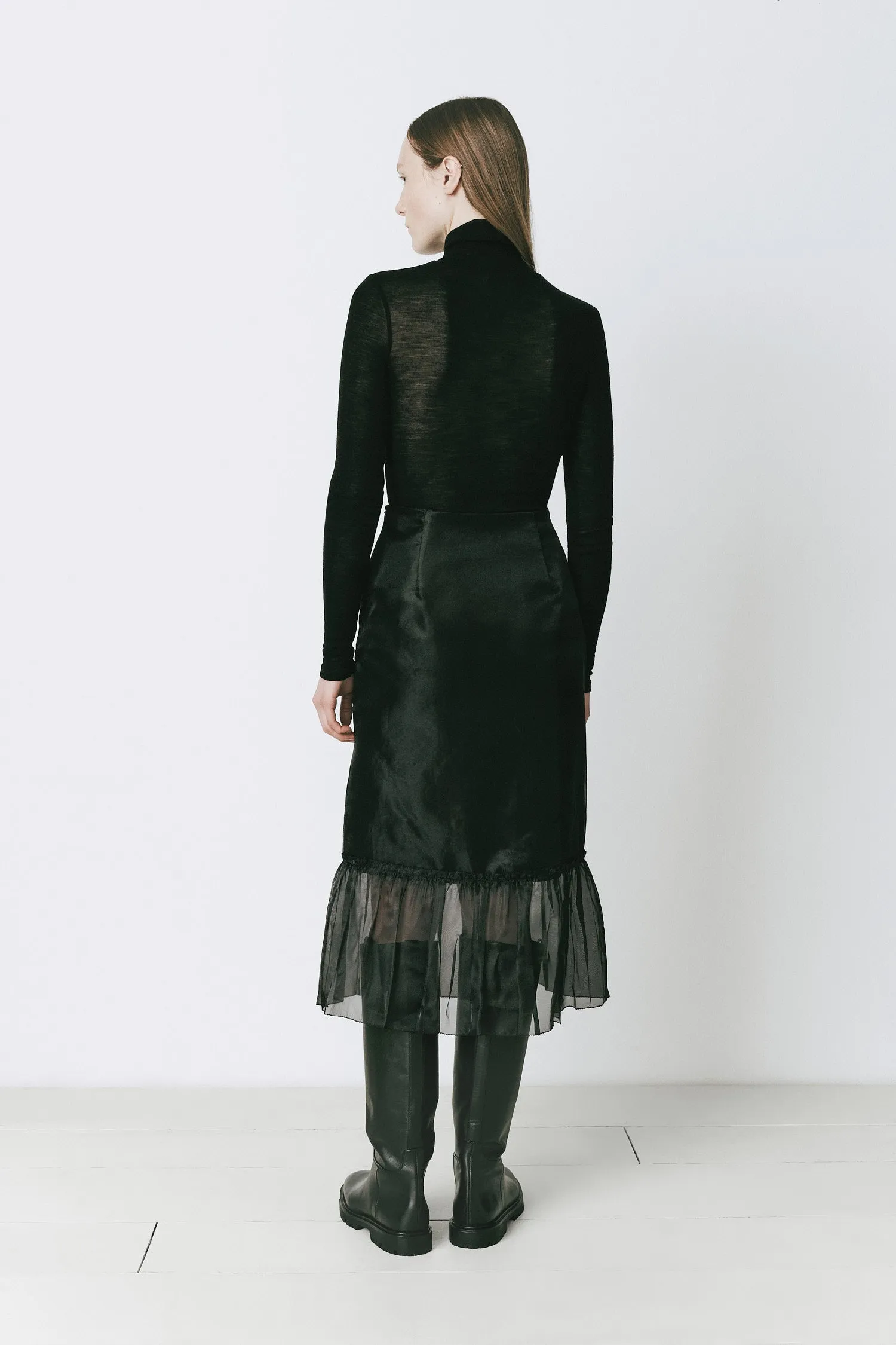 Moulin Organza Peplum Skirt