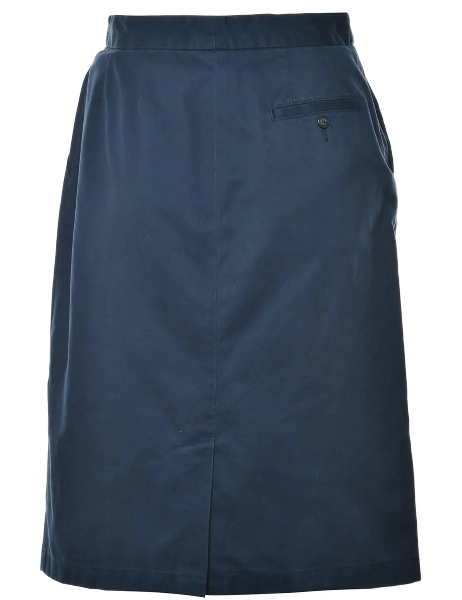 Navy Skirt - M
