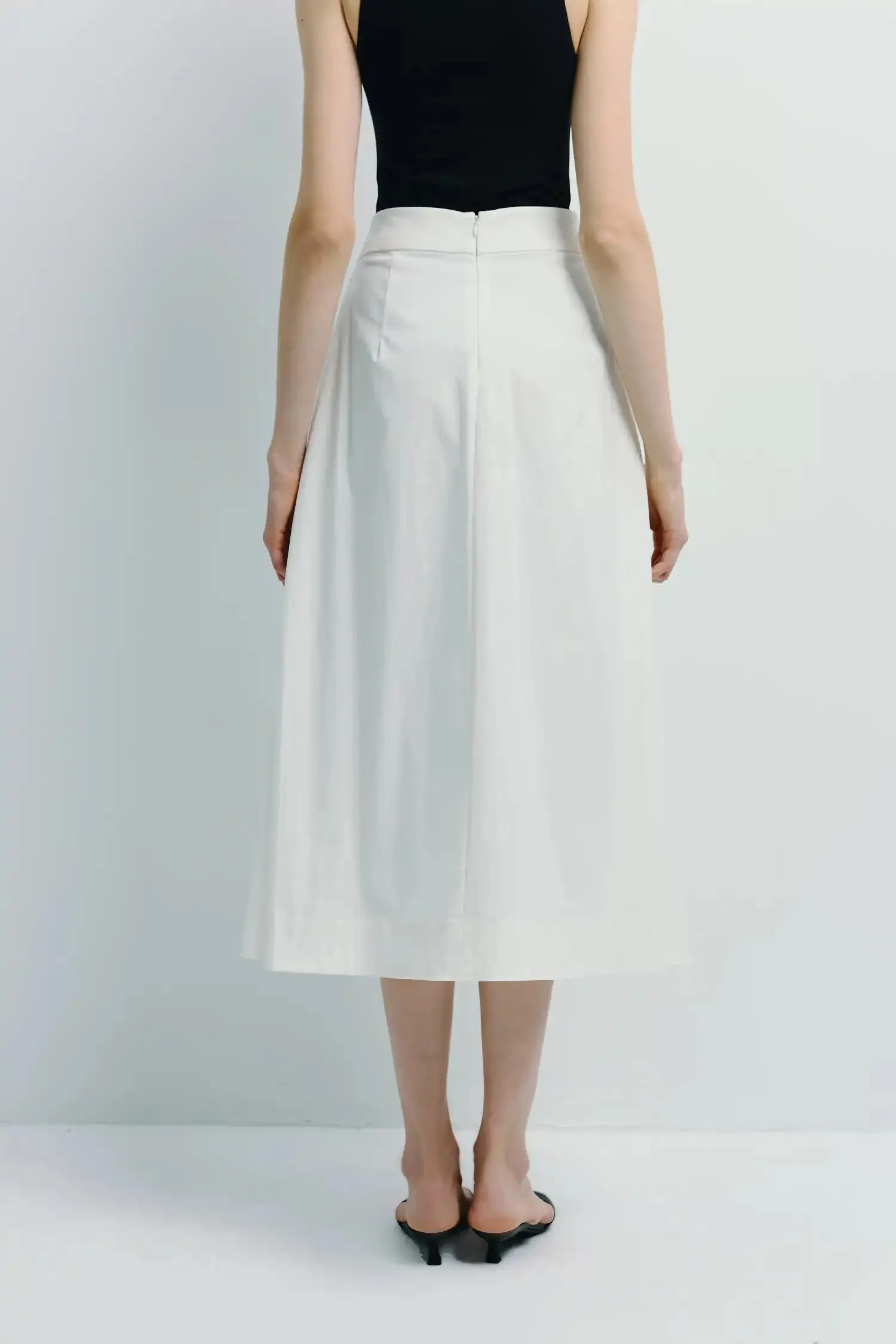 Orlans Pocket Pleat Skirt