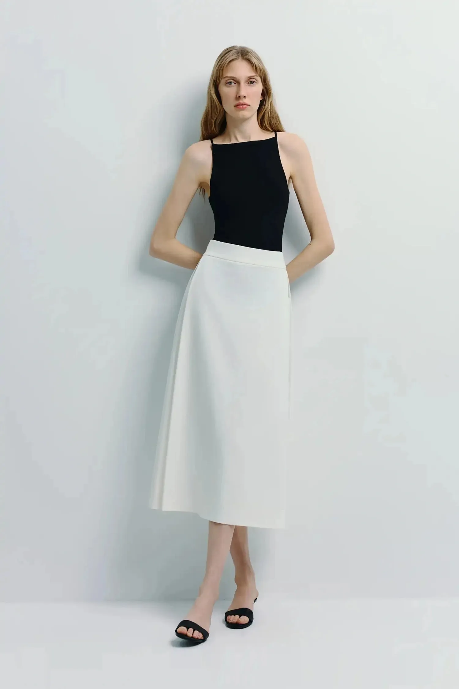 Orlans Pocket Pleat Skirt