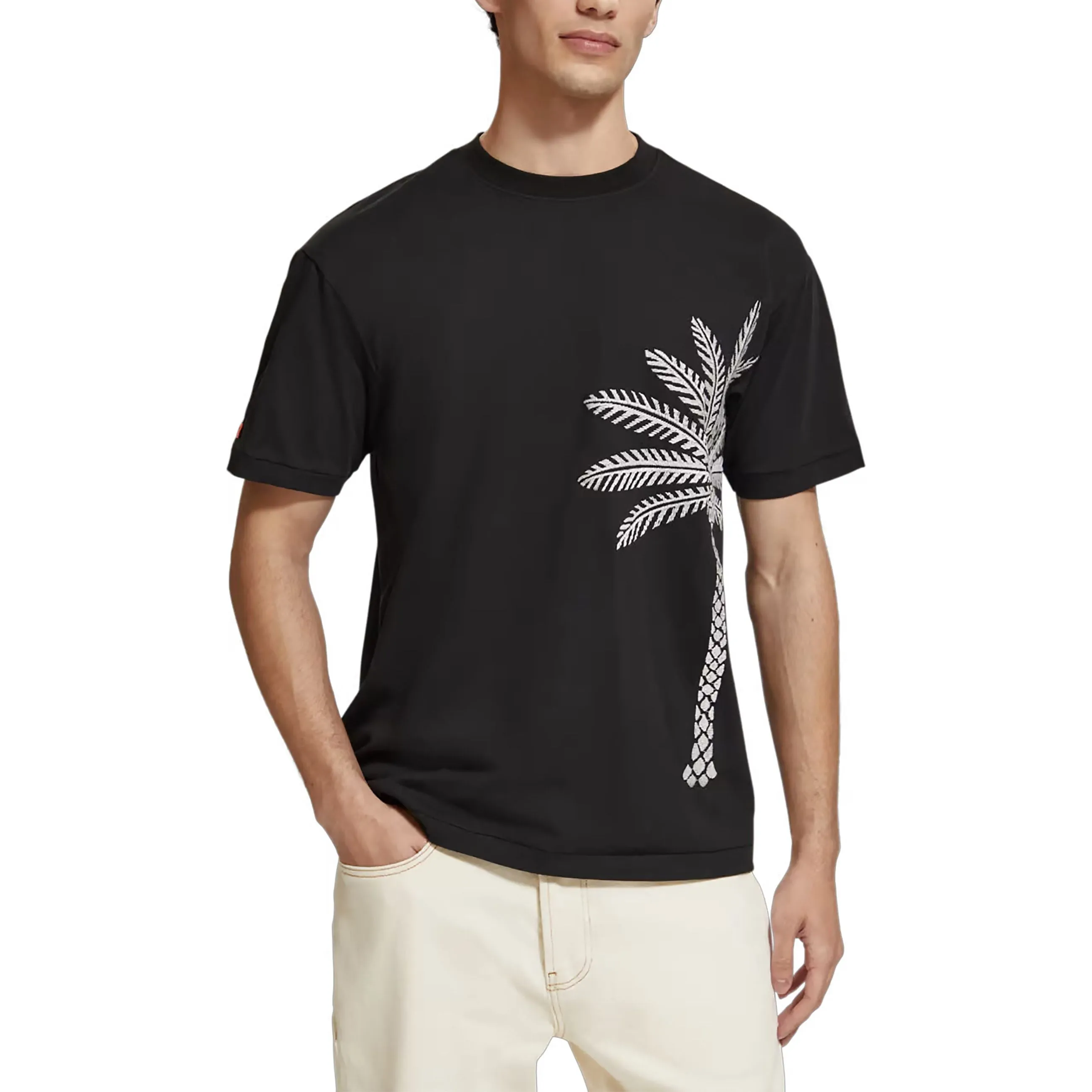 Palm Tree Embroidery T-shirt