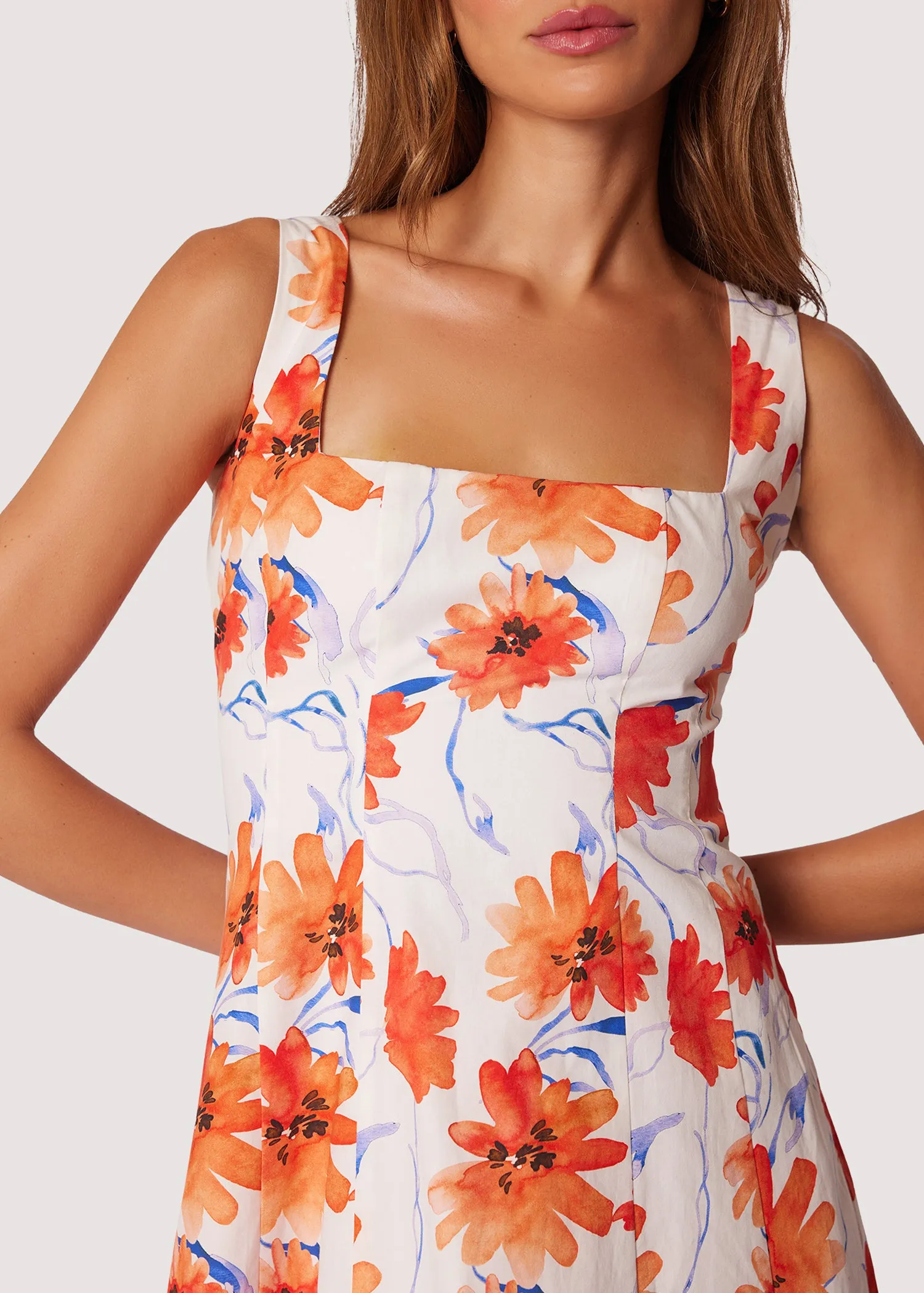 Poppy Blooms Maxi Dress