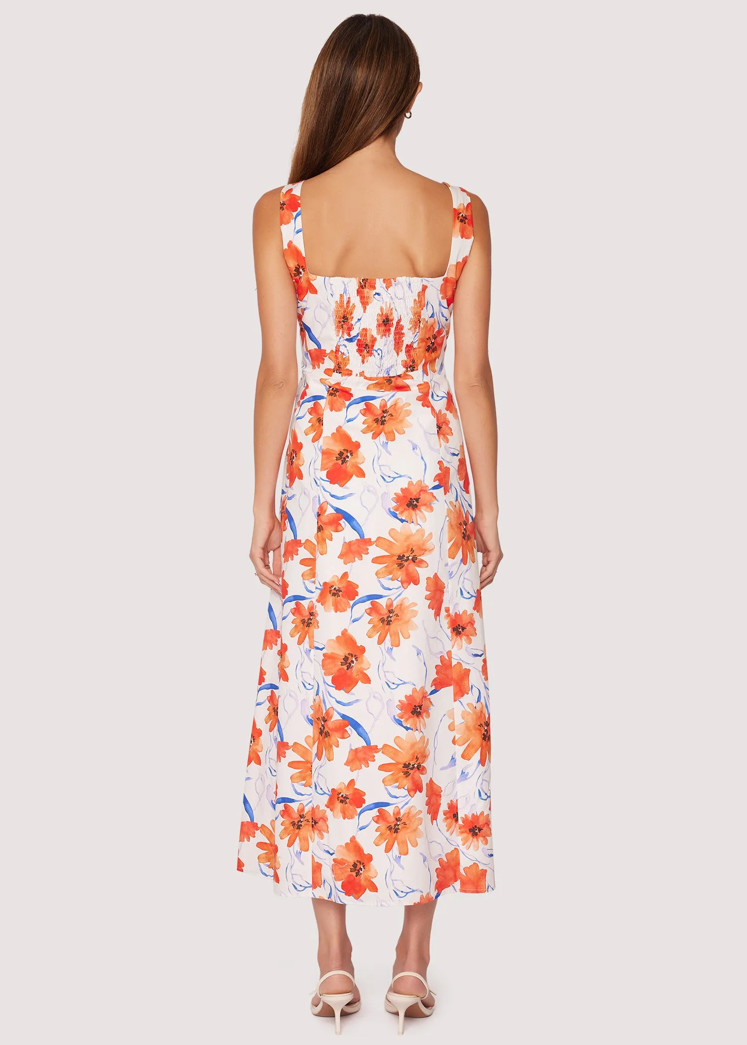 Poppy Blooms Maxi Dress