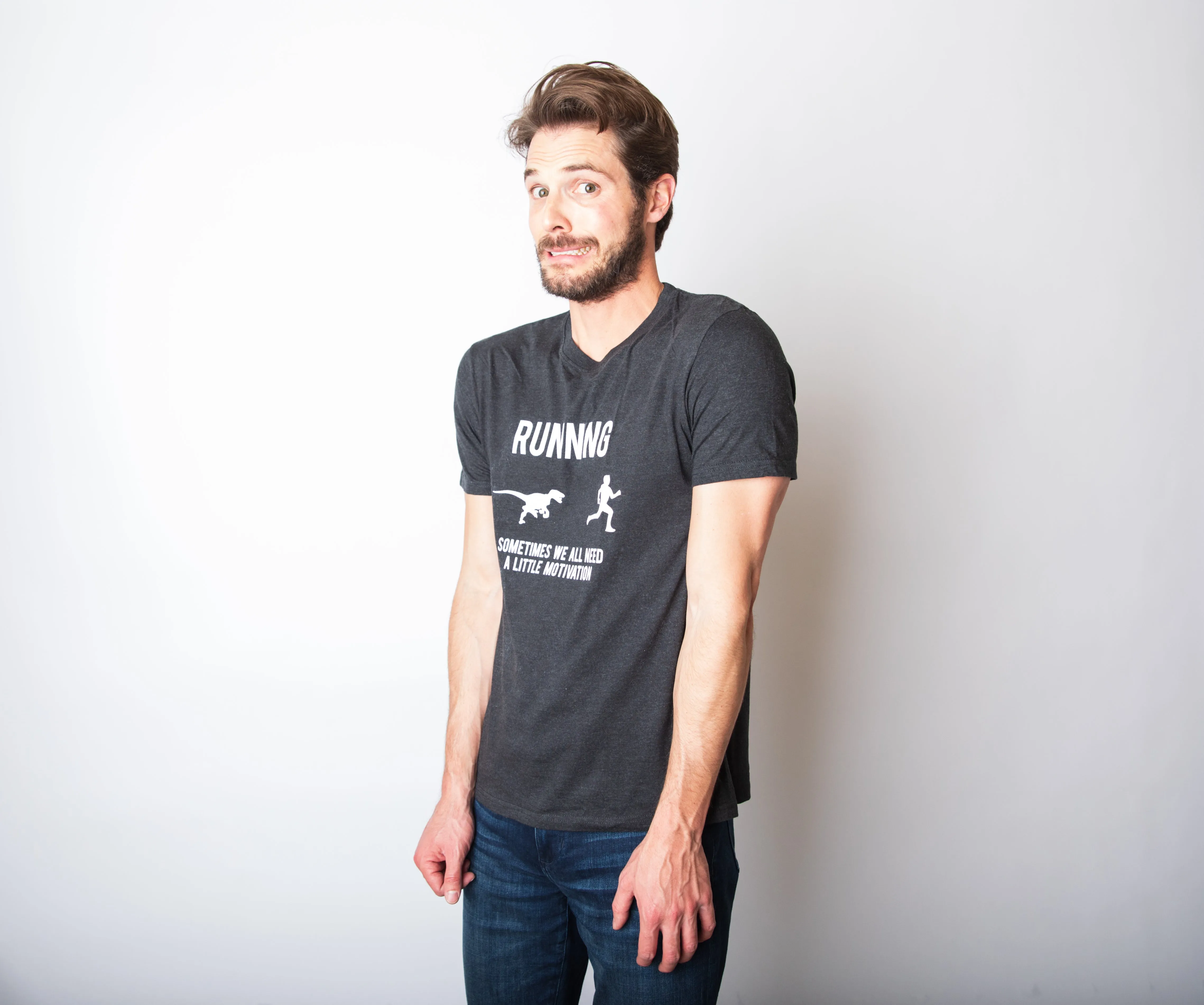 Running, We All Need A Little Motivation Men's T Shirt