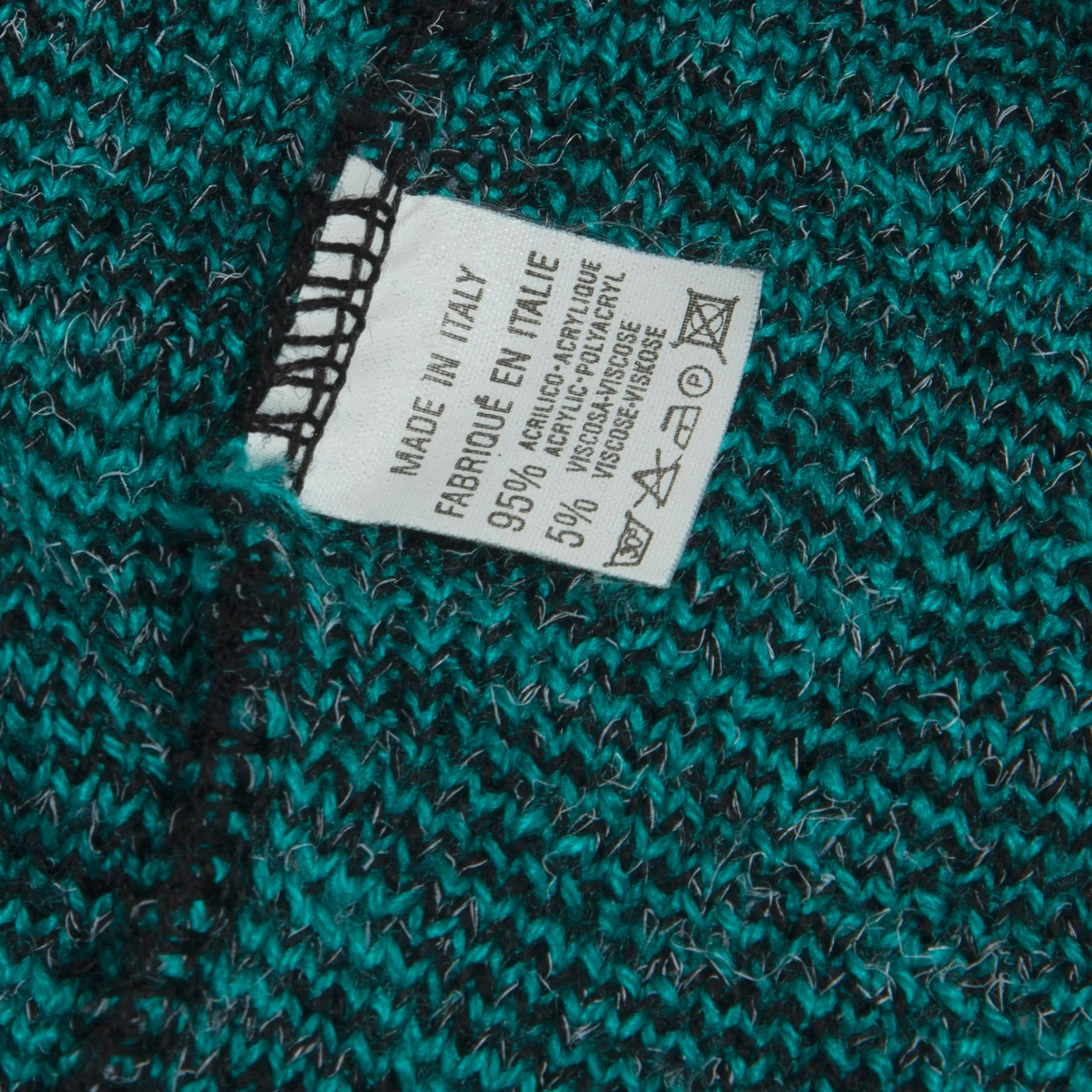 Spider Web Jacquard Melange Yarn Jumper