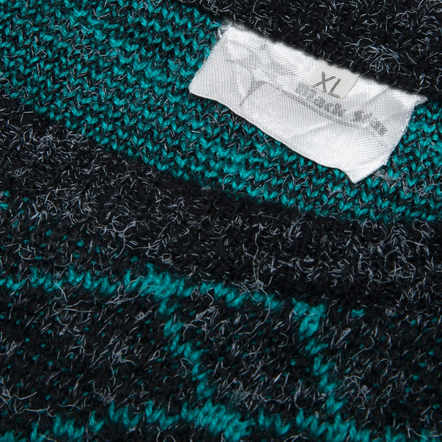 Spider Web Jacquard Melange Yarn Jumper