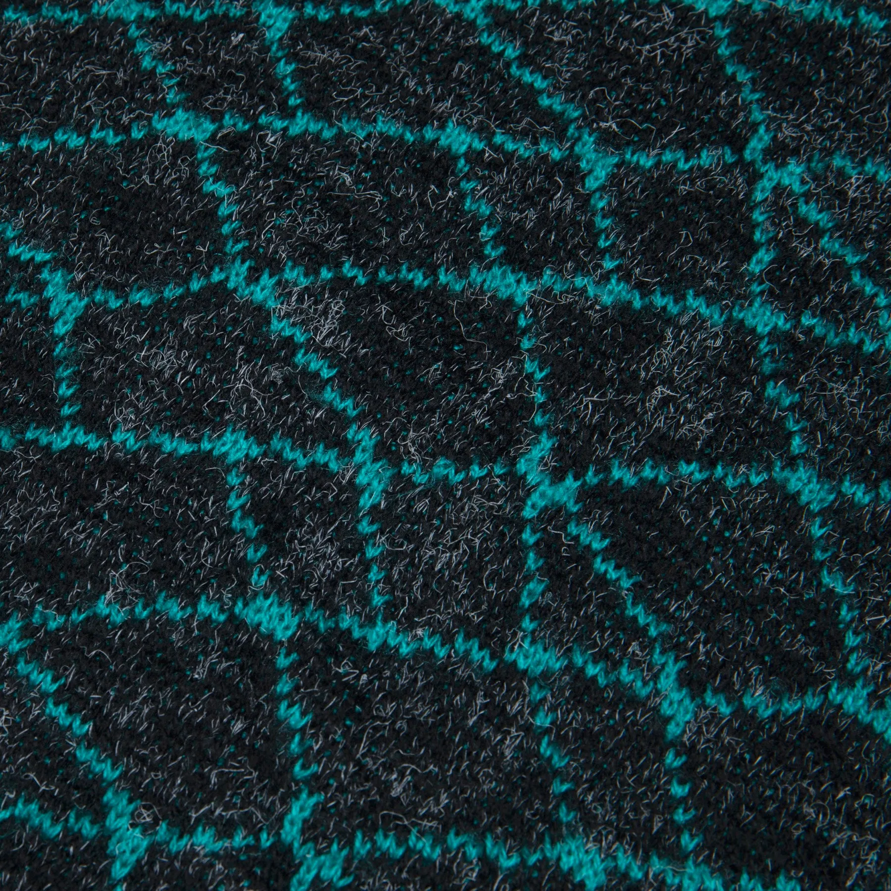 Spider Web Jacquard Melange Yarn Jumper