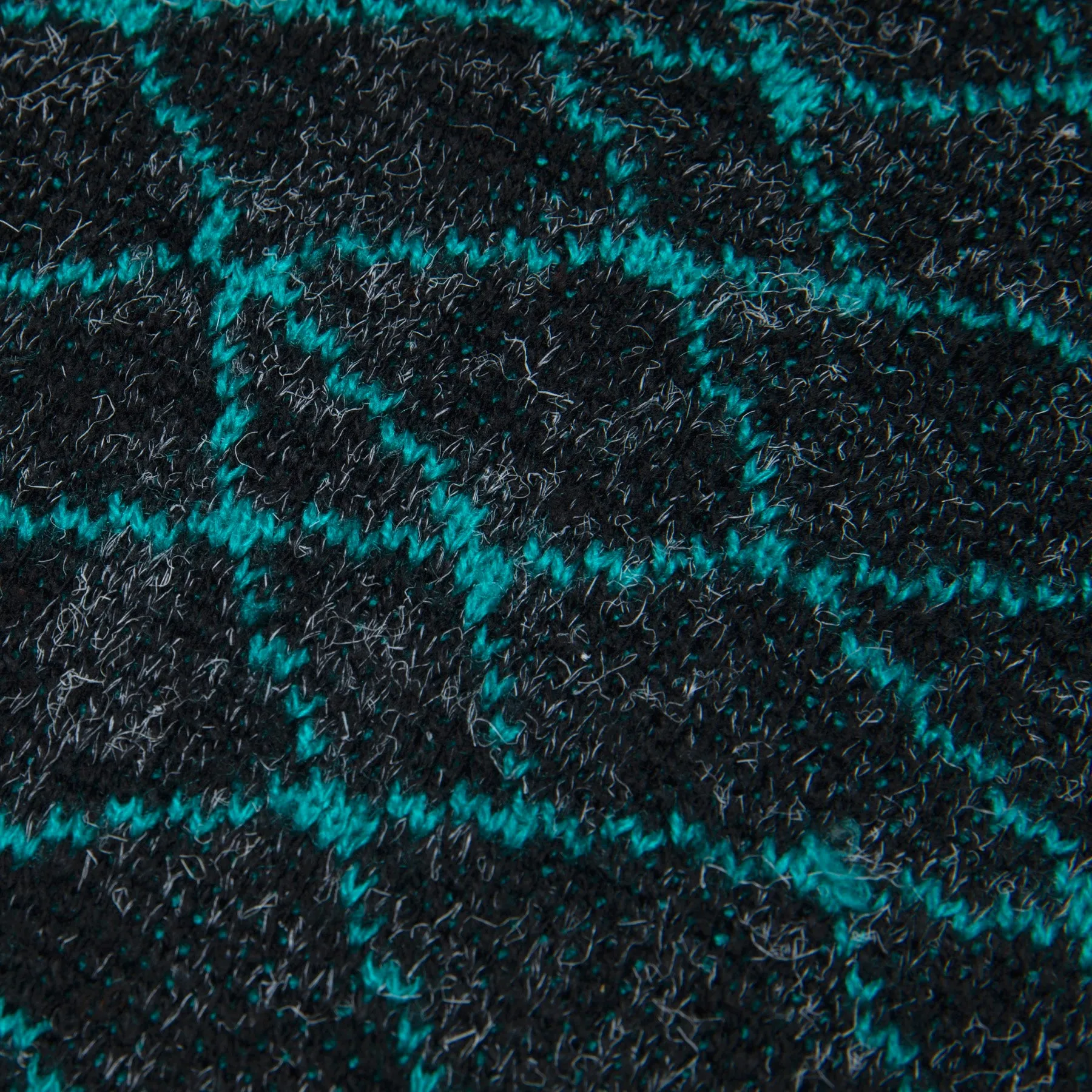 Spider Web Jacquard Melange Yarn Jumper