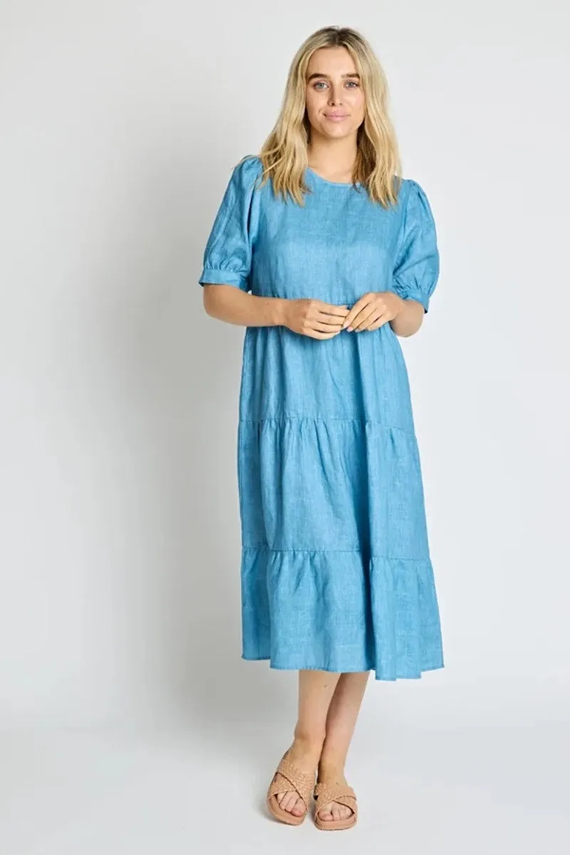 Stella   Gemma - Corsica Dress - Lagoon Blue