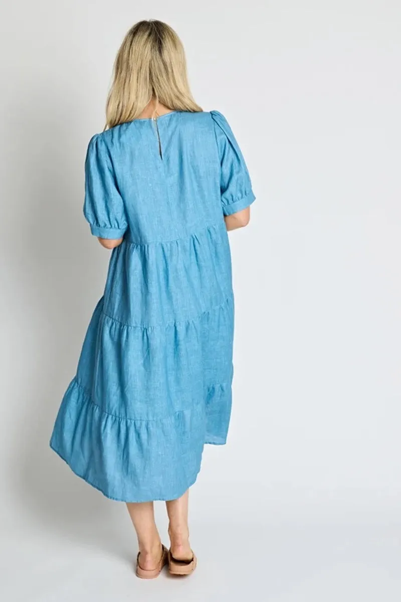 Stella   Gemma - Corsica Dress - Lagoon Blue