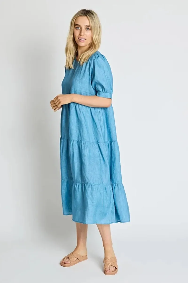 Stella   Gemma - Corsica Dress - Lagoon Blue