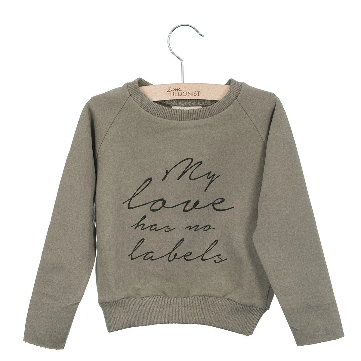 Sweater Caecilia Print Warm Grey / Taupe